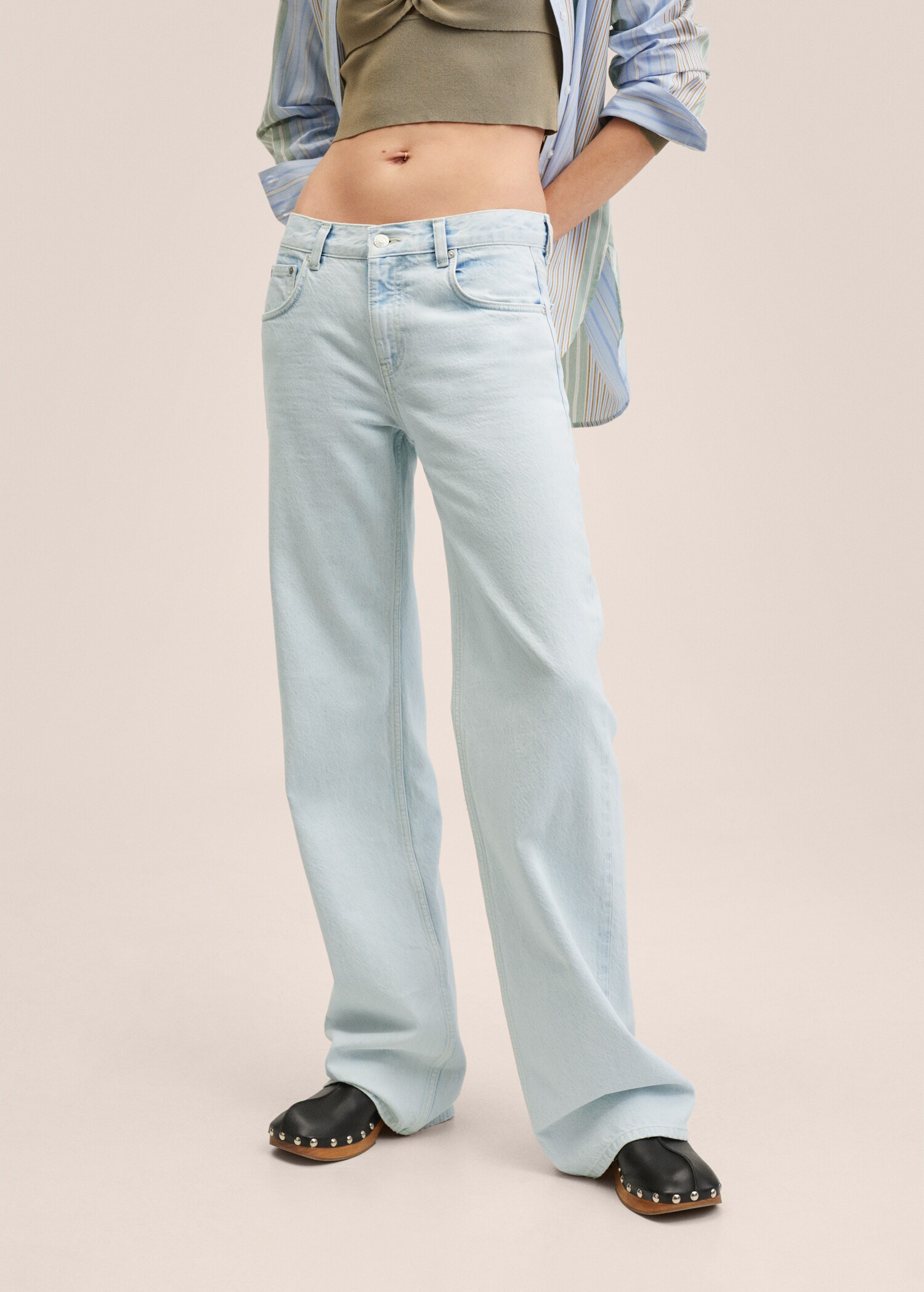 Low-rise wideleg jeans - Medium plane