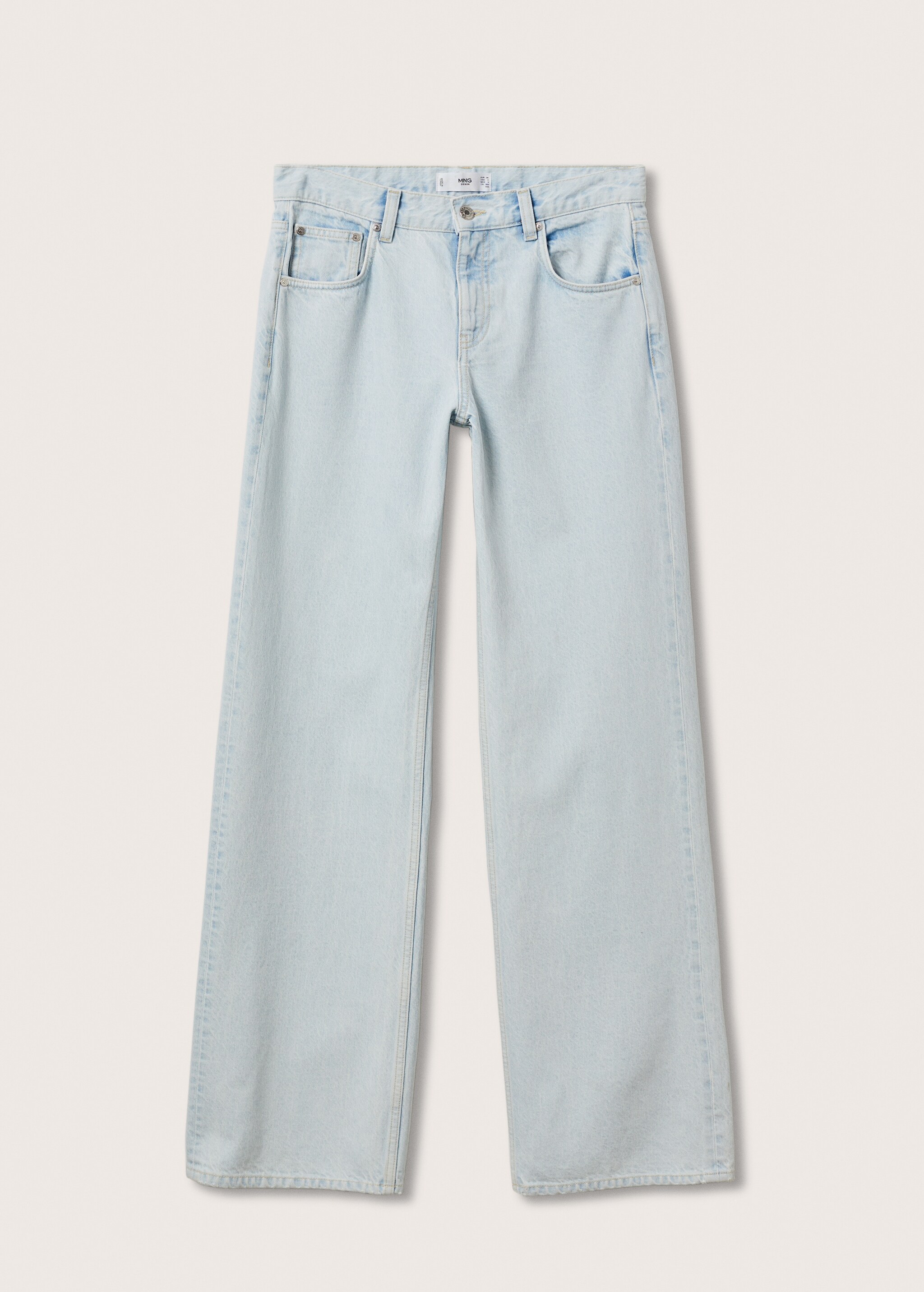 Wideleg-Jeans mit niedrigem Bund - Artikel ohne Model