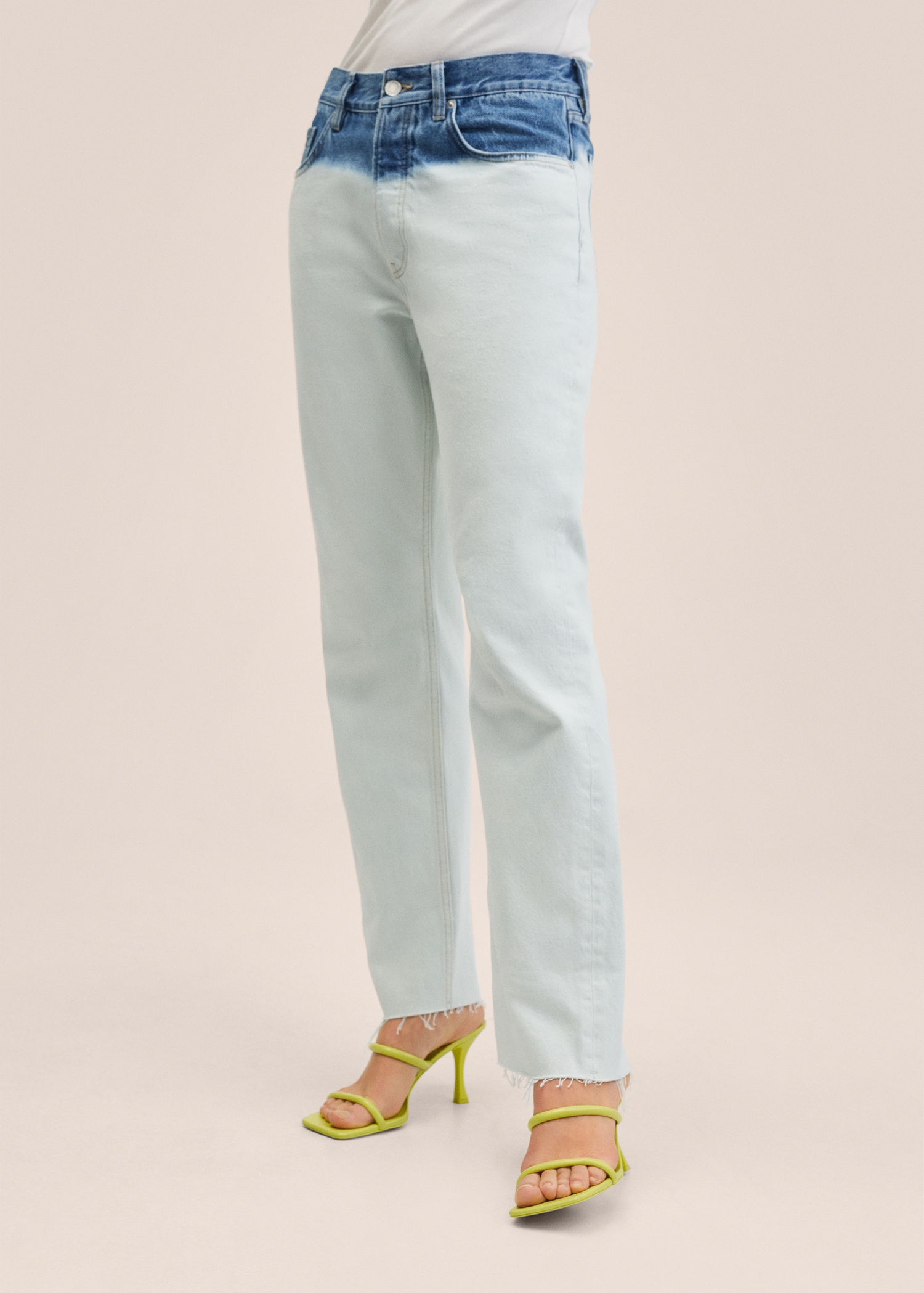  Jean straight tie and dye  - Plan moyen