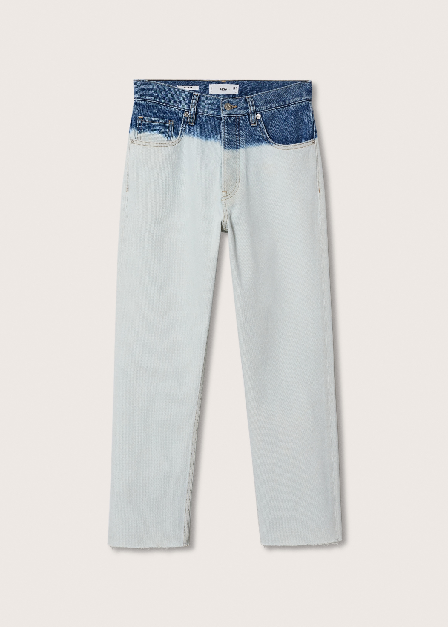  Jean straight tie and dye  - Article sans modèle