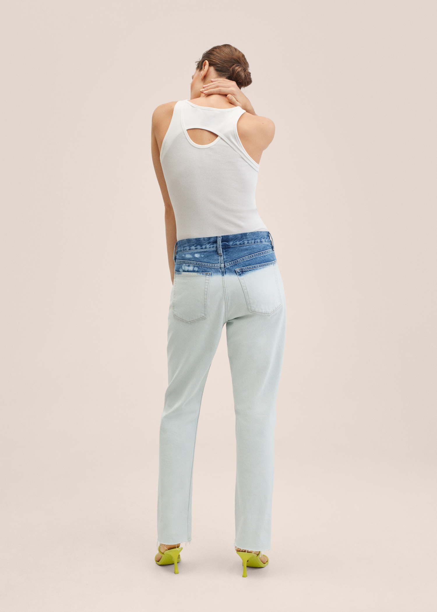  Jean straight tie and dye  - Verso de l’article
