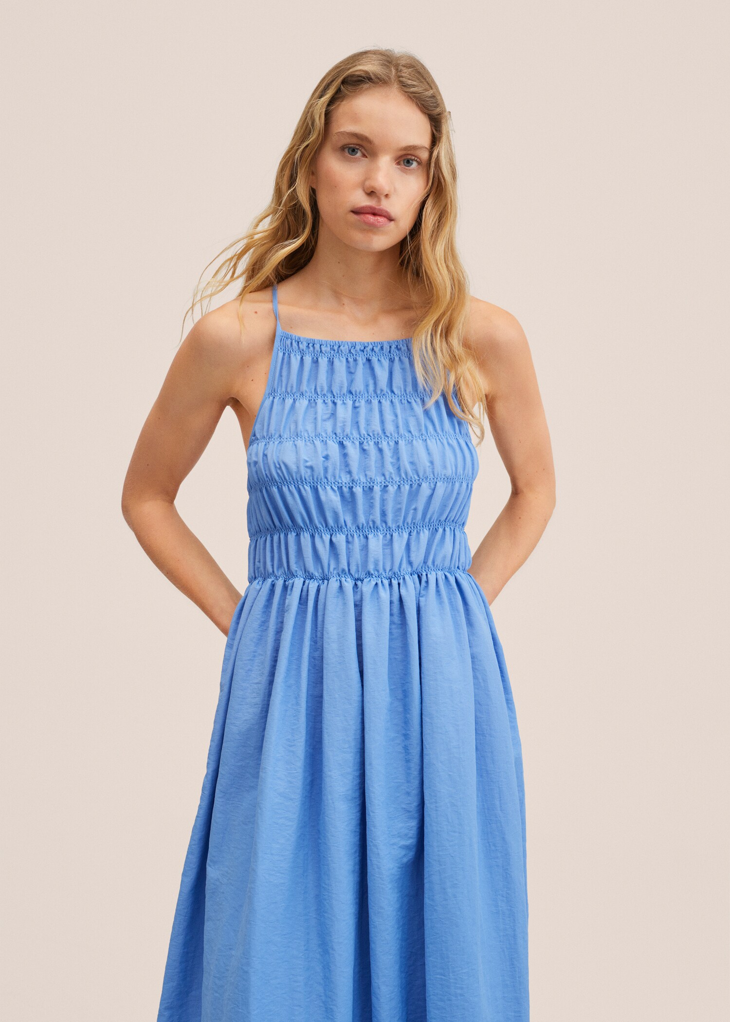 Ruched detail dress - Medium plane