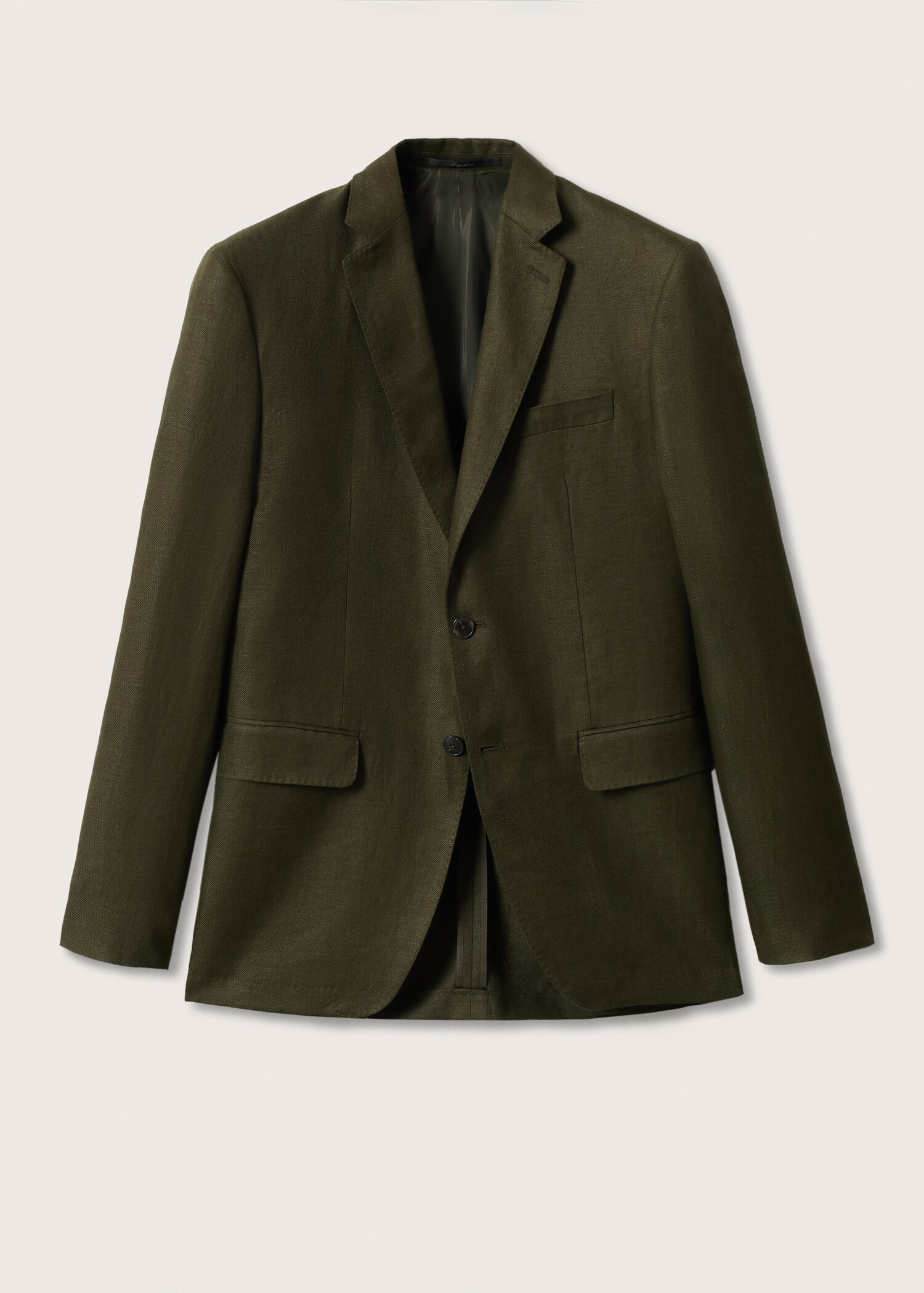 Linnen slim fit colbert - Artikel zonder model
