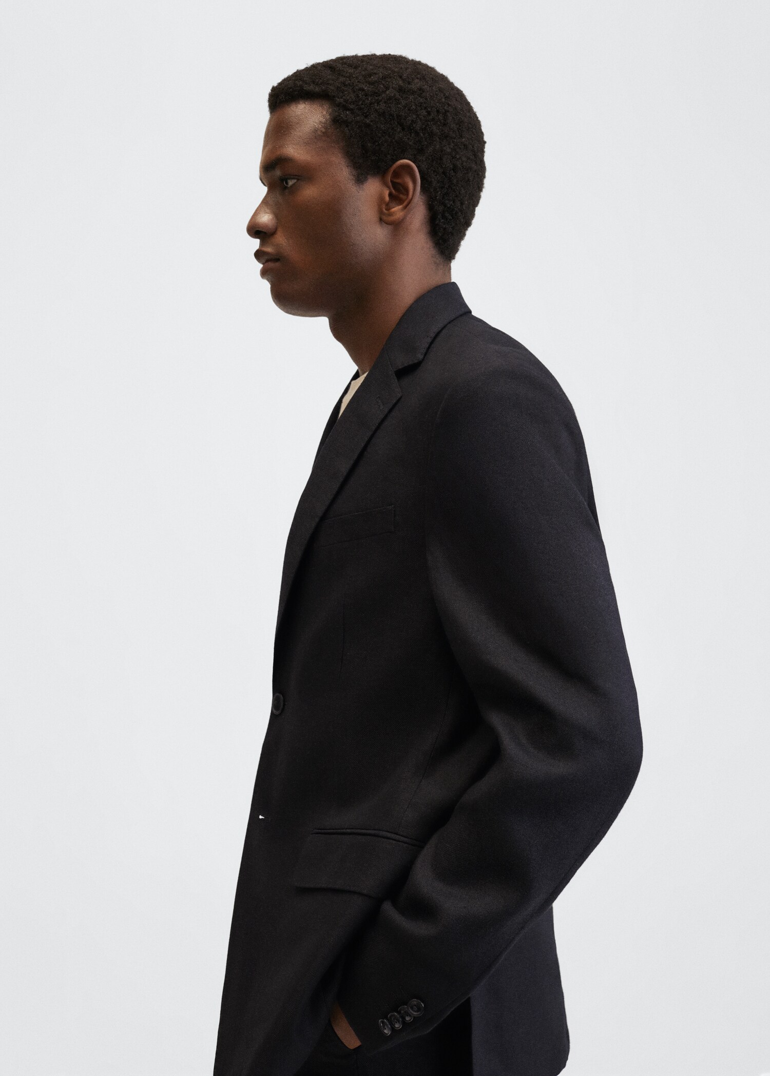 Linnen slim fit colbert - Detail van het artikel 2