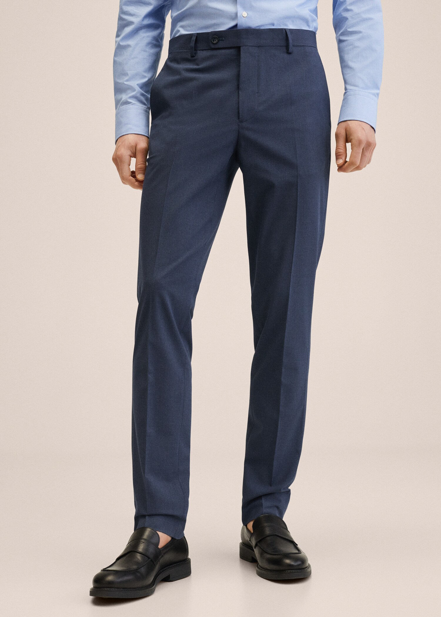 Pantalon de costume slim fit - Plan moyen