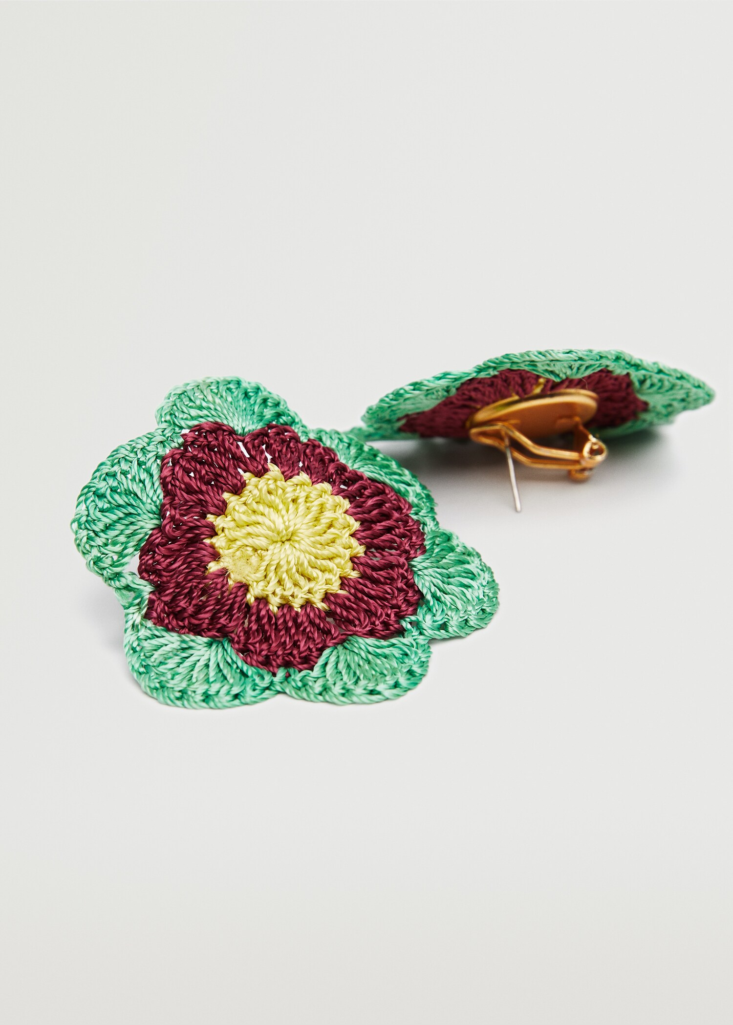 Floral earrings - Medium plane