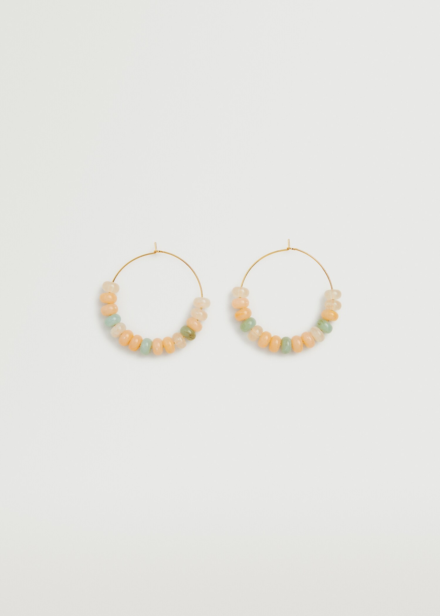 Pendientes aros abalorios - Artículo sin modelo