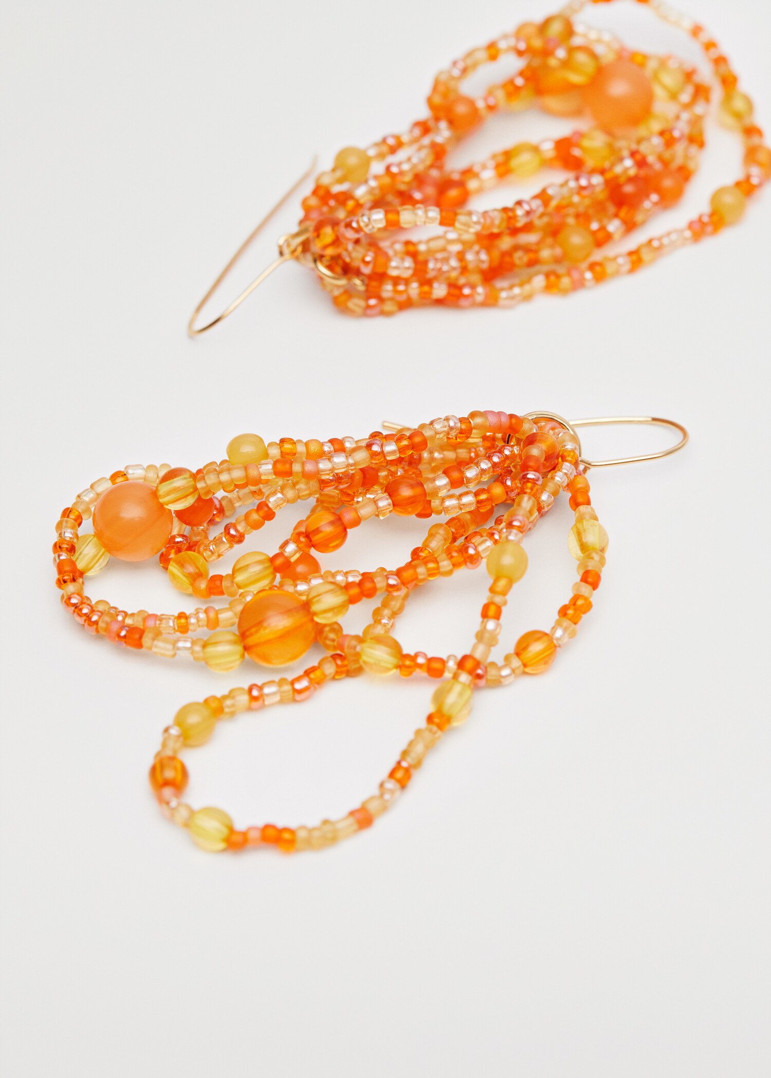 Pendant crystals earrings - Medium plane