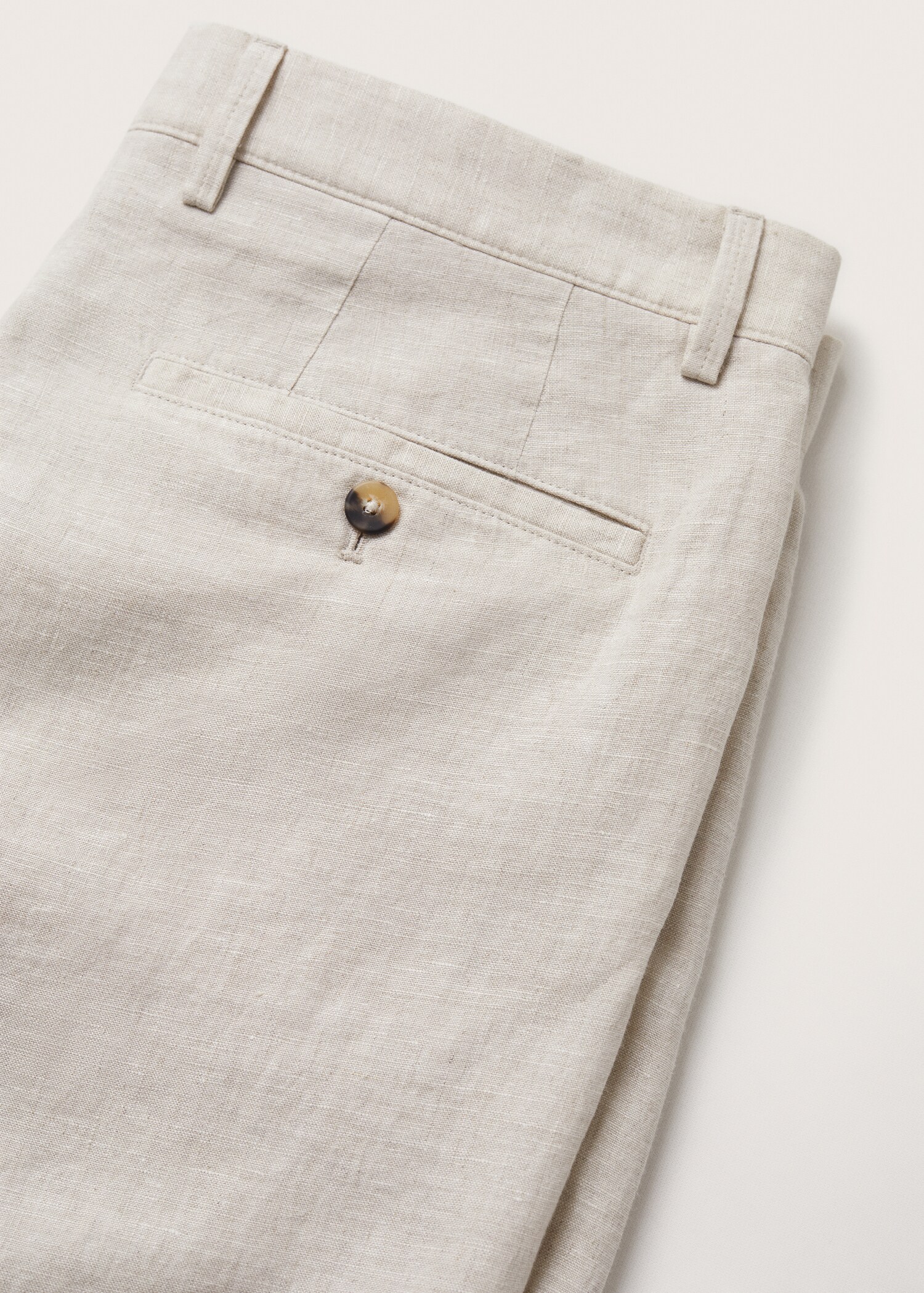 100% linen shorts - Details of the article 8