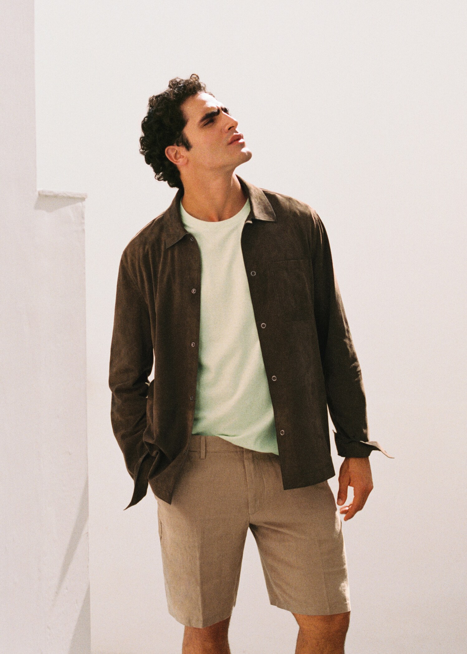 100% linen shorts - Details of the article 6