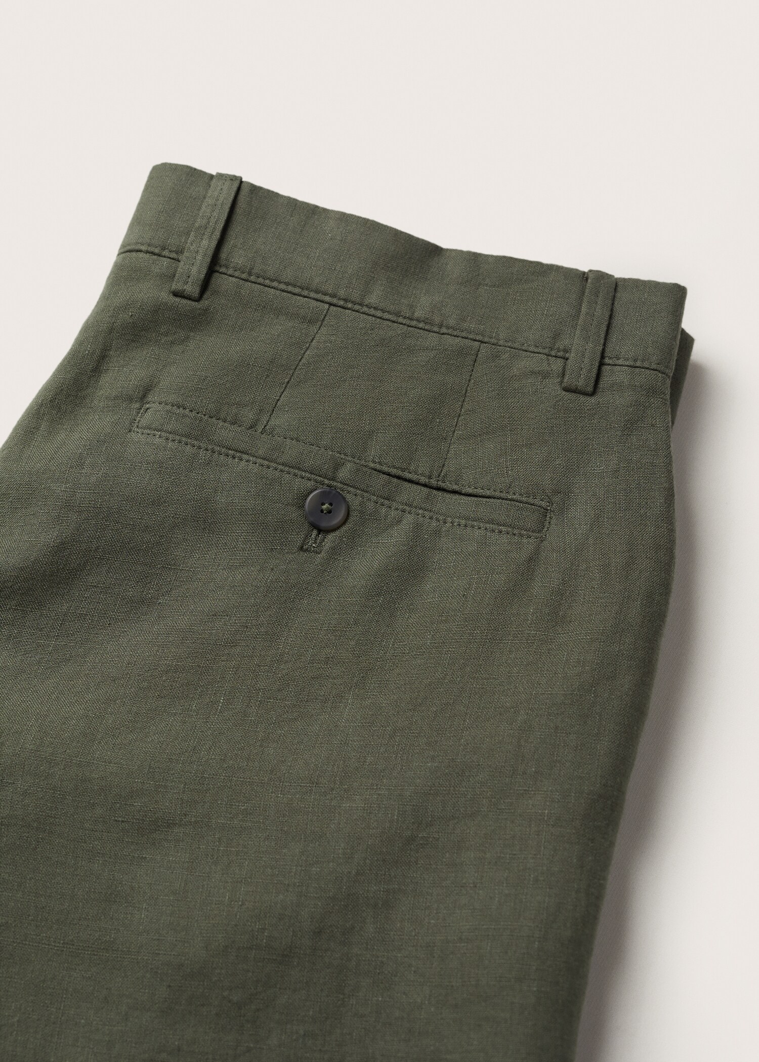 100% linen shorts - Details of the article 8