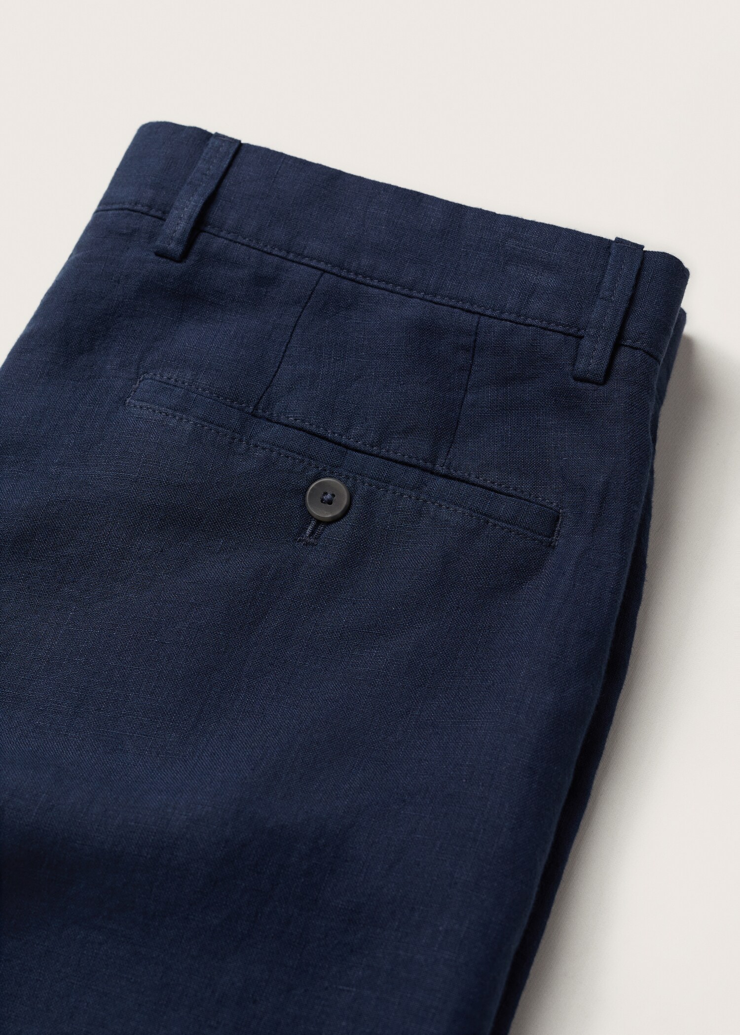 100% linen shorts - Details of the article 8