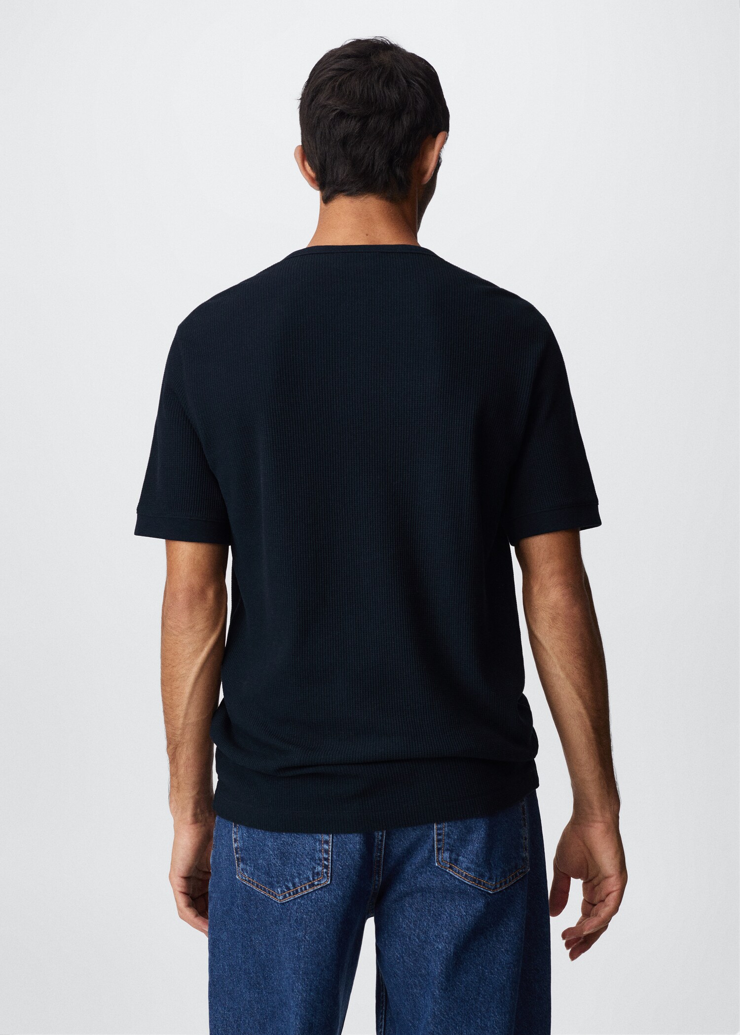Henley T-shirt - Reverse of the article