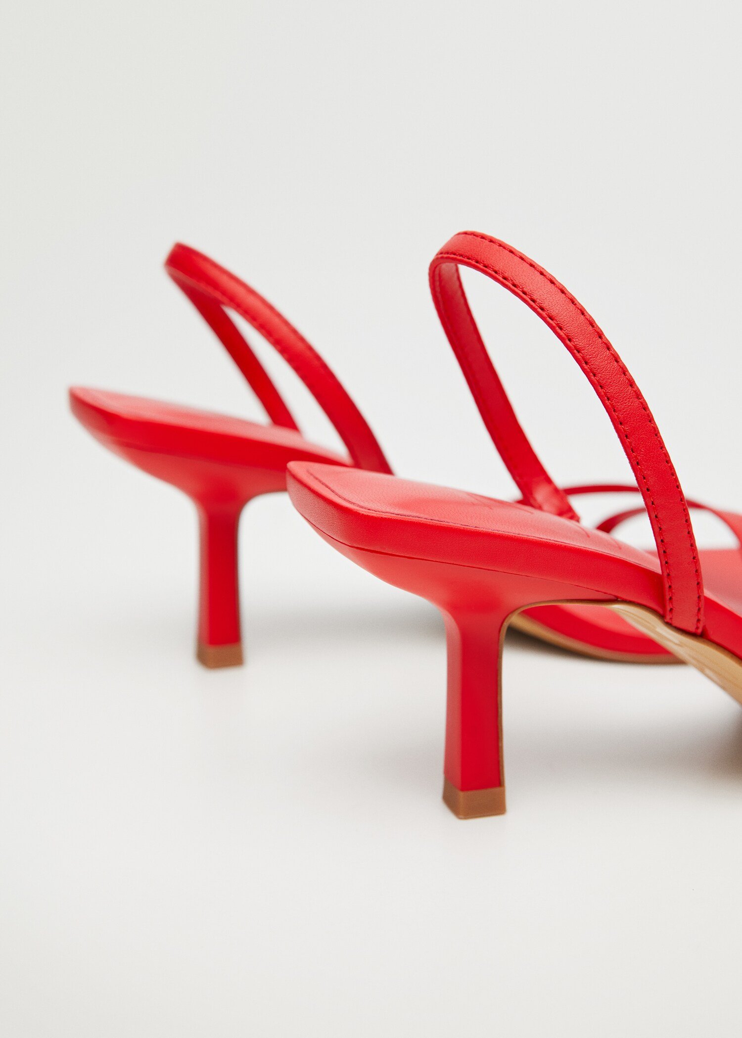 Heel leather sandals - Details of the article 2