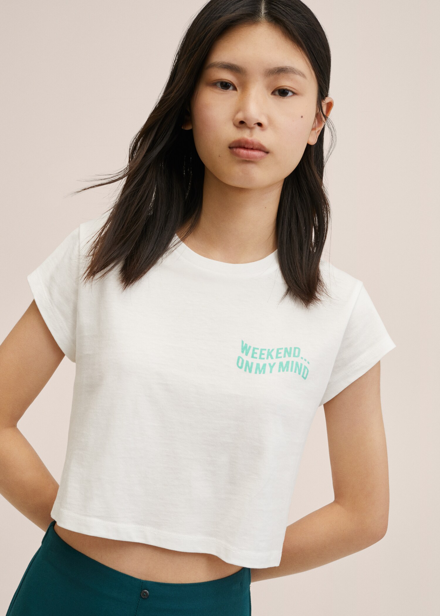 Back message T-shirt - Medium plane
