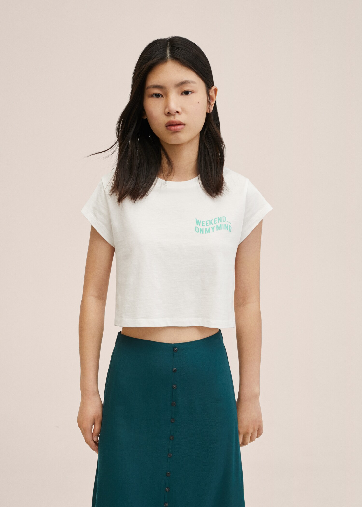 Back message T-shirt - Details of the article 1
