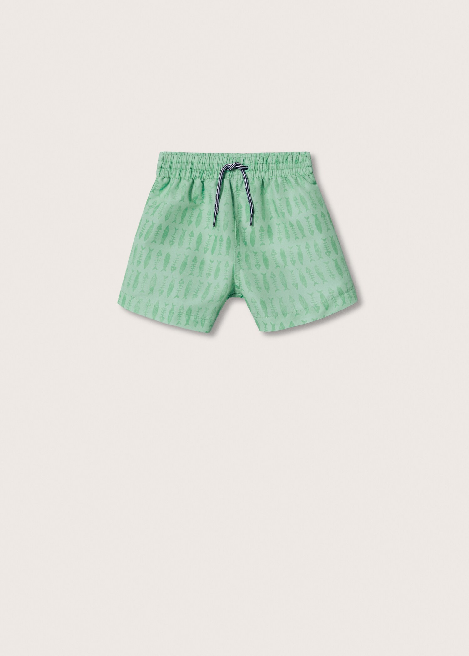 Fish-print swimming trunks - Article without model