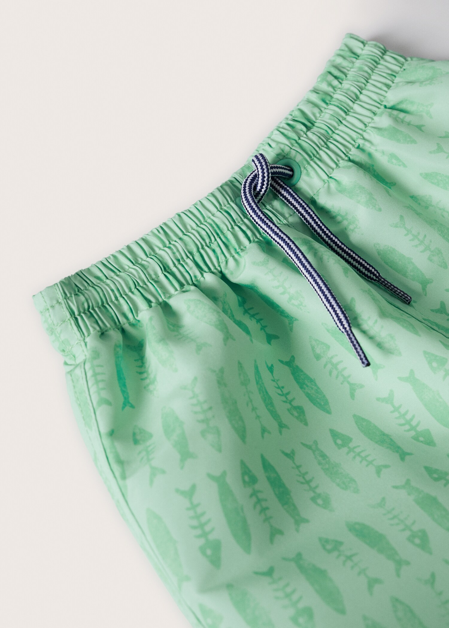 Fish-print swimming trunks - Details of the article 8