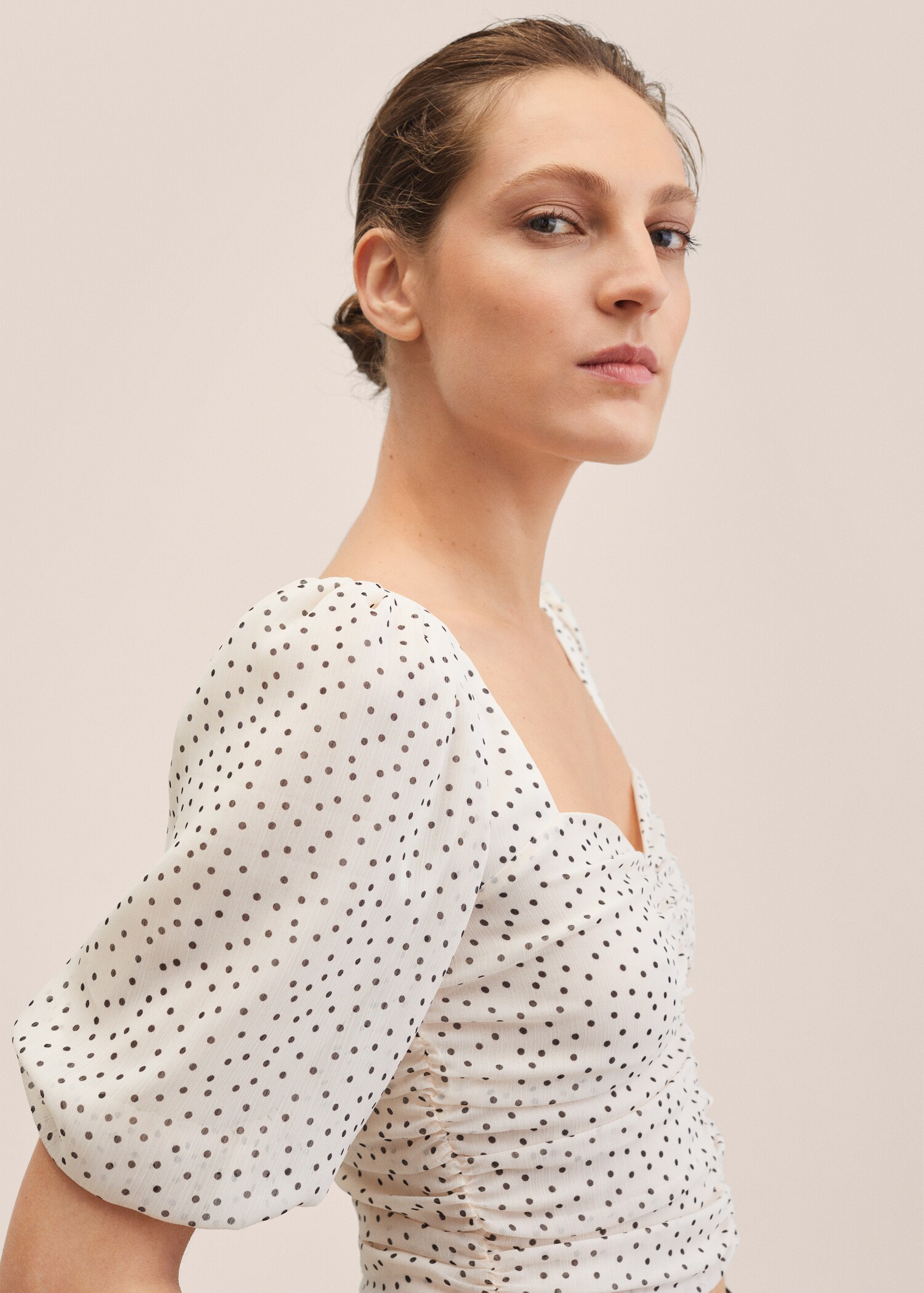 Blouse gaze à pois - Détail de l'article 1