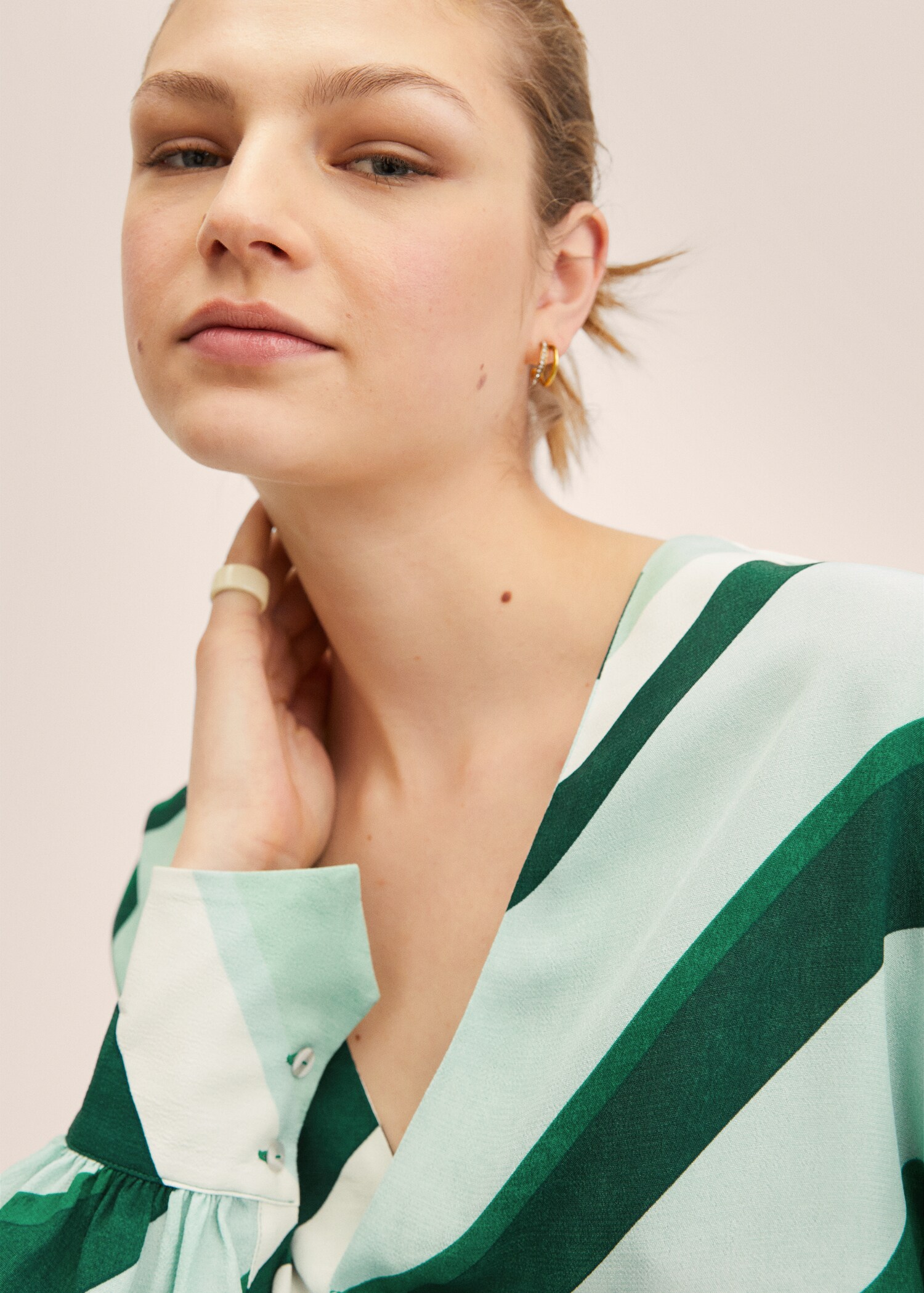 Blusa oversize stampata - Dettaglio dell'articolo 2