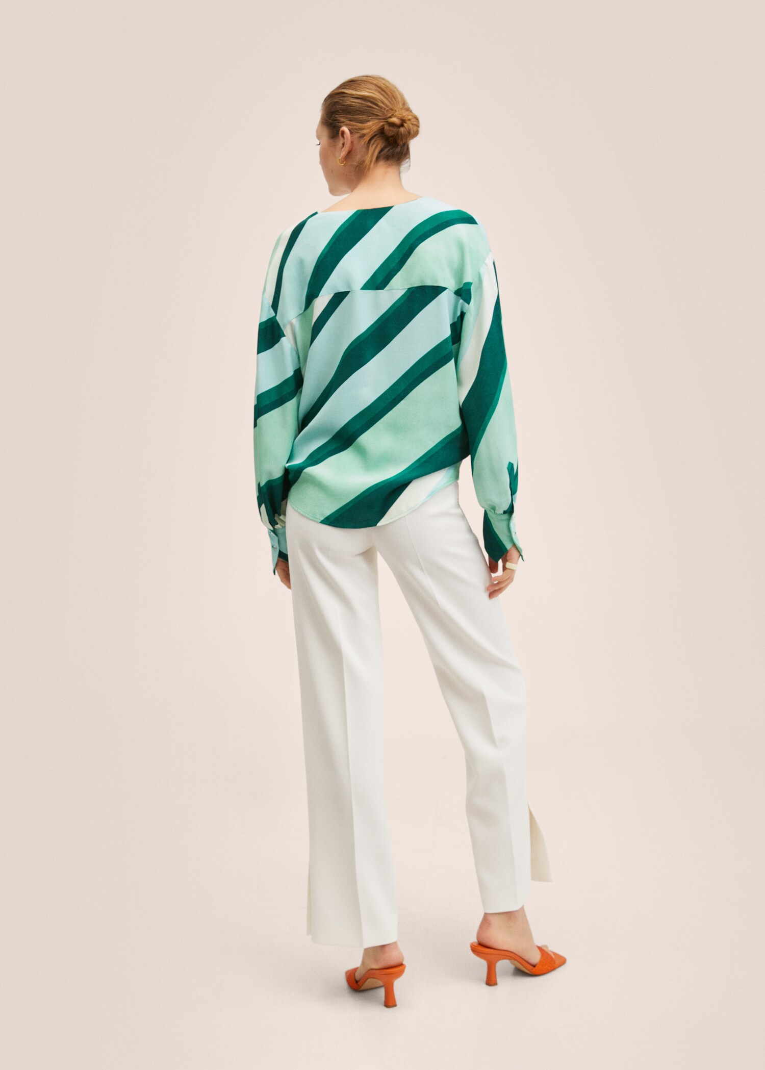 Blusa oversize stampata - Retro dell'articolo