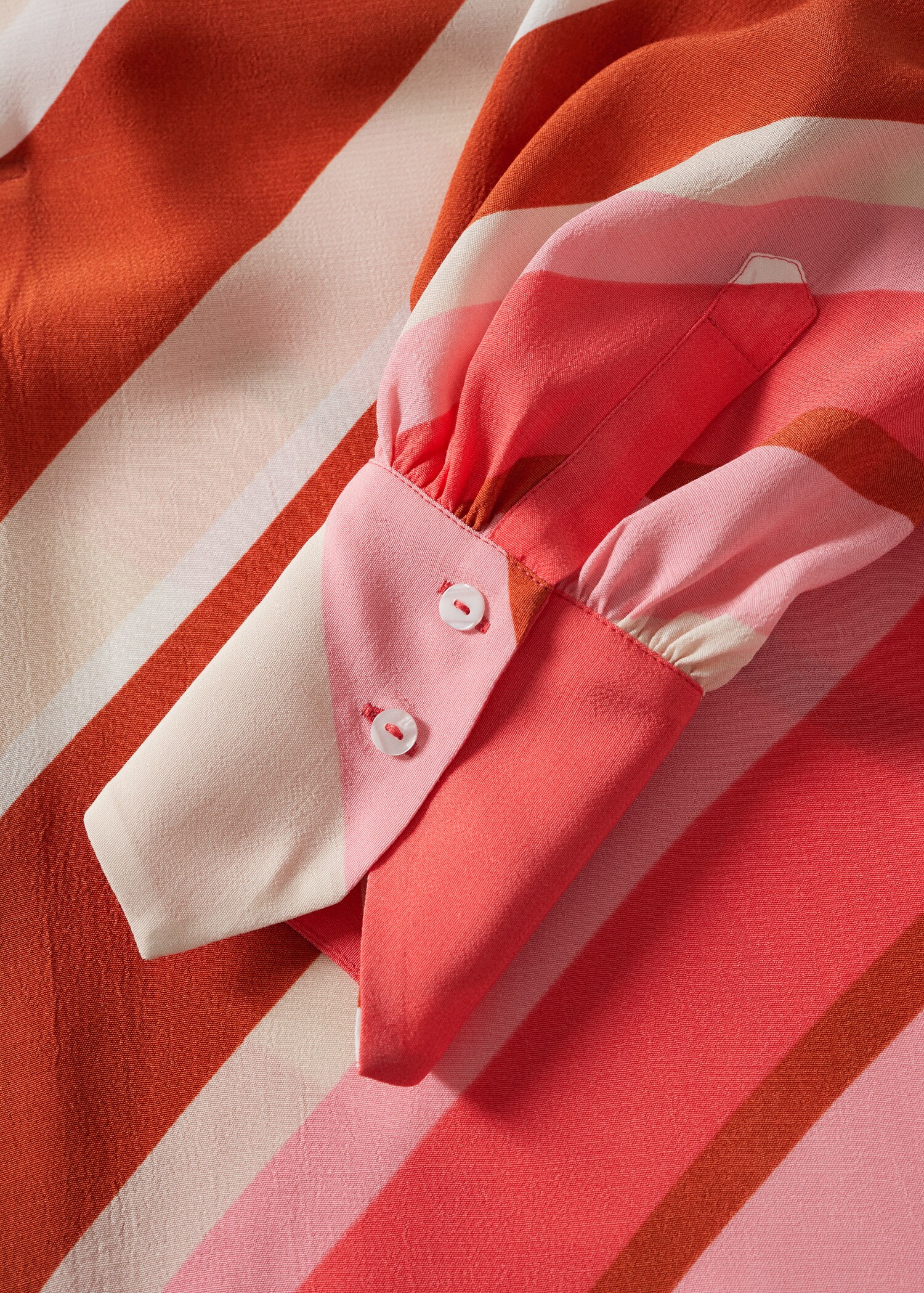 Bedrukte oversized blouse - Detail van het artikel 8