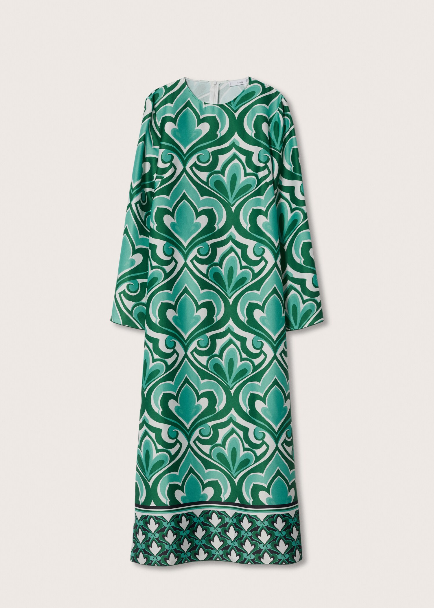 Printed cut-out detail dress - Article without model