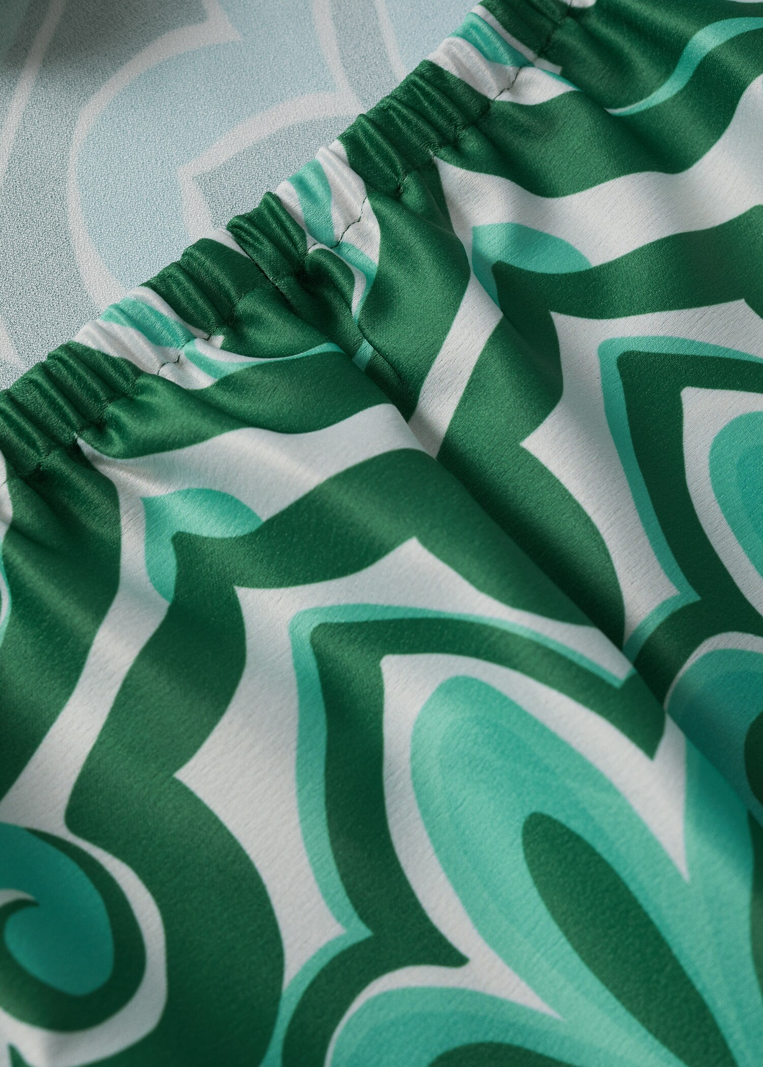Printed cut-out detail dress - Details of the article 8