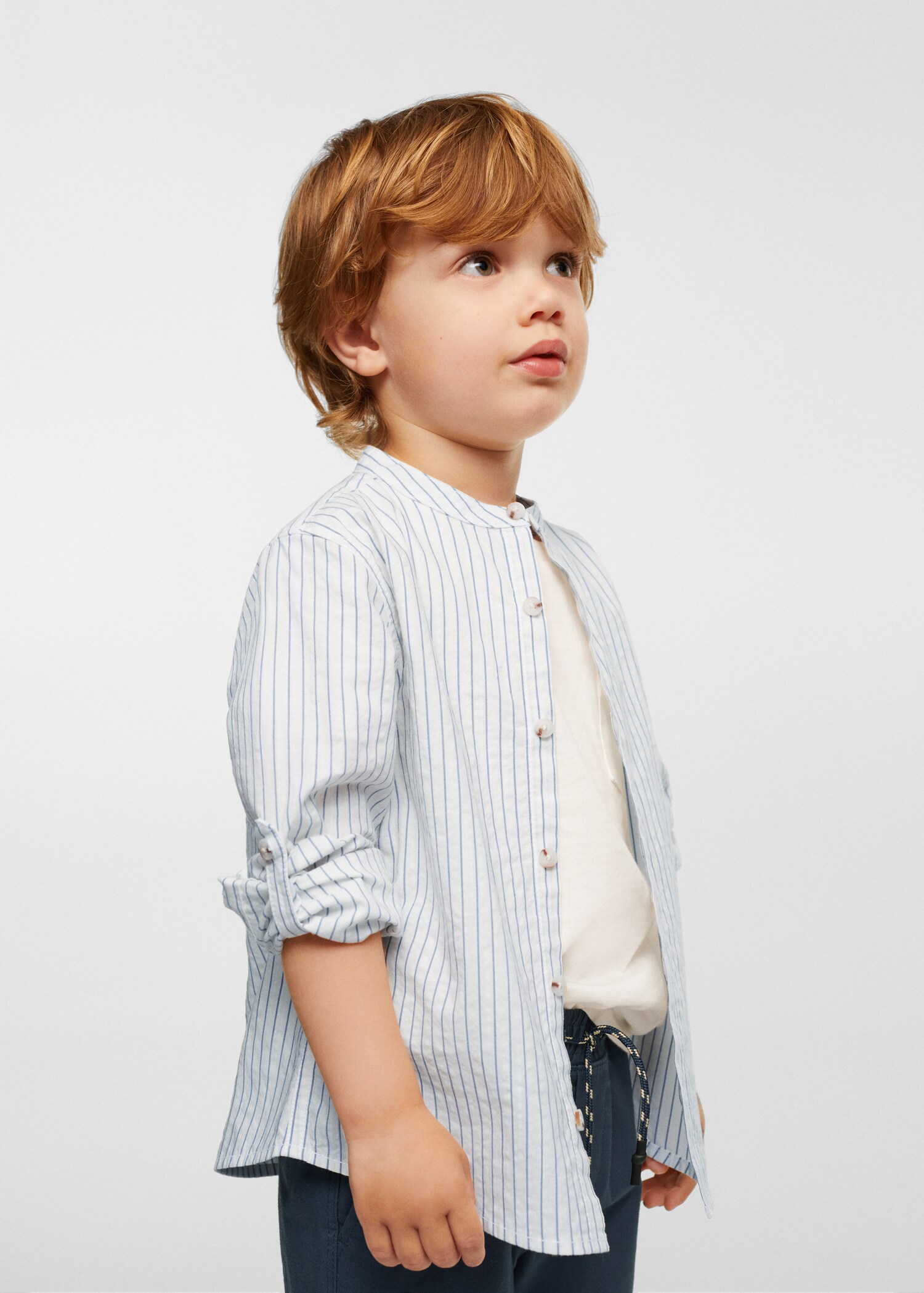 Striped cotton shirt - Details of the article 1