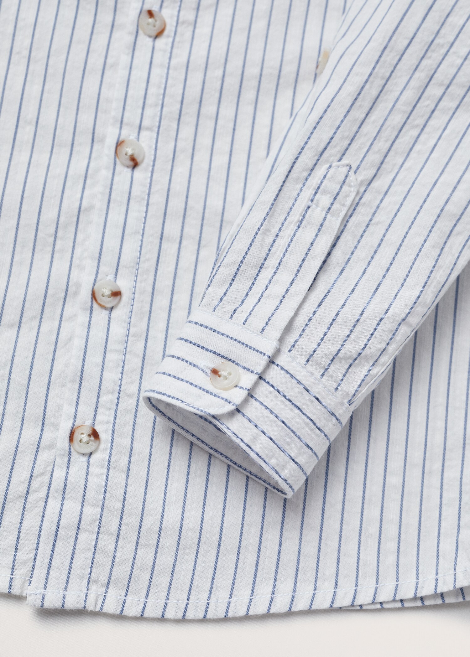 Striped cotton shirt - Details of the article 9