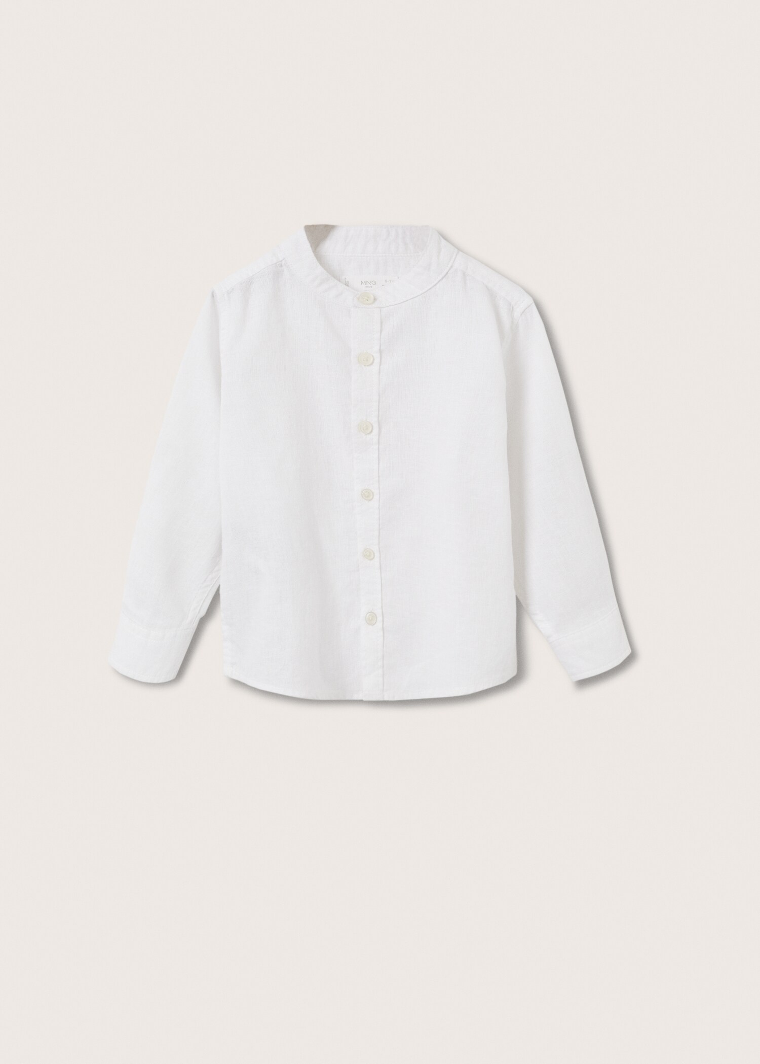 Camisa cotó lli coll mao - Article sense model