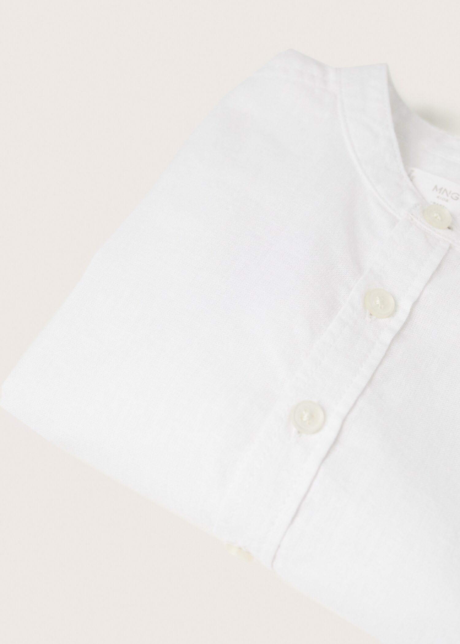 Camisa cotó lli coll mao - Detall de l'article 8