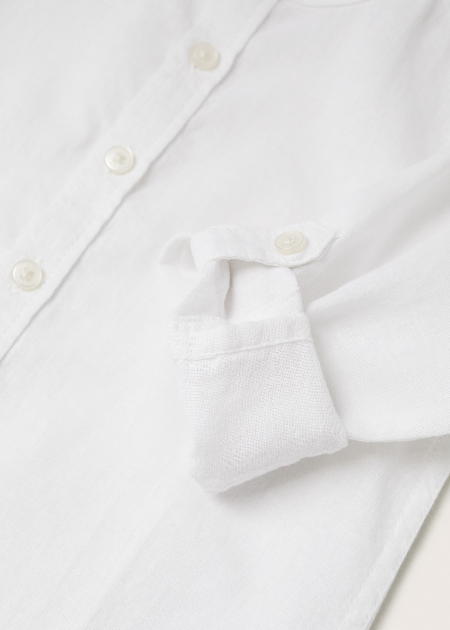 Camisa cotó lli coll mao - Detall de l'article 9