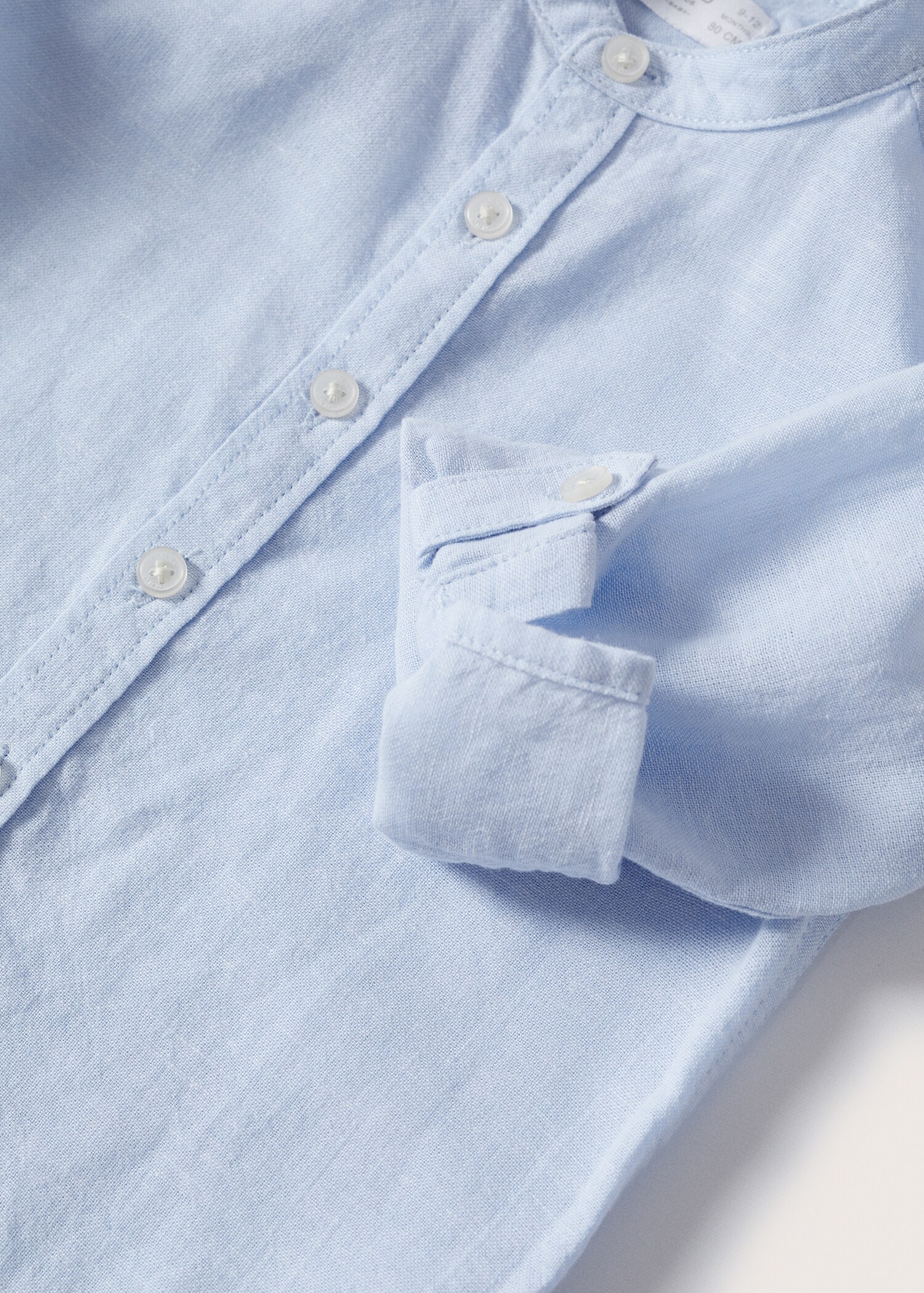 Camisa cotó lli coll mao - Detall de l'article 8