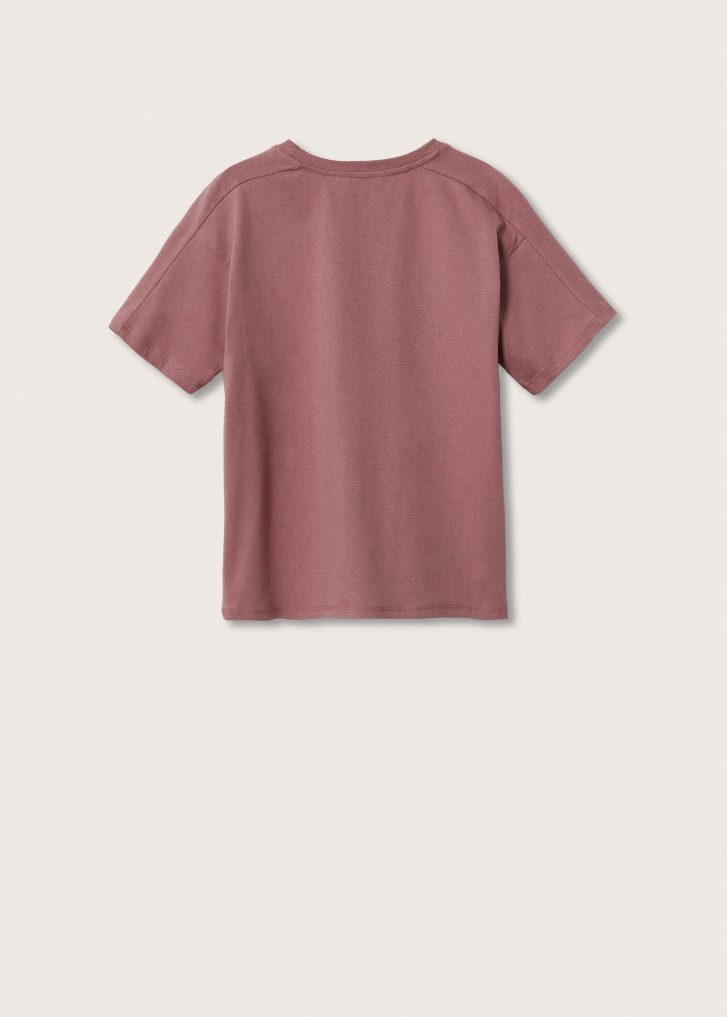 Bedrucktes Baumwoll-T-Shirt - Rückseite des Artikels