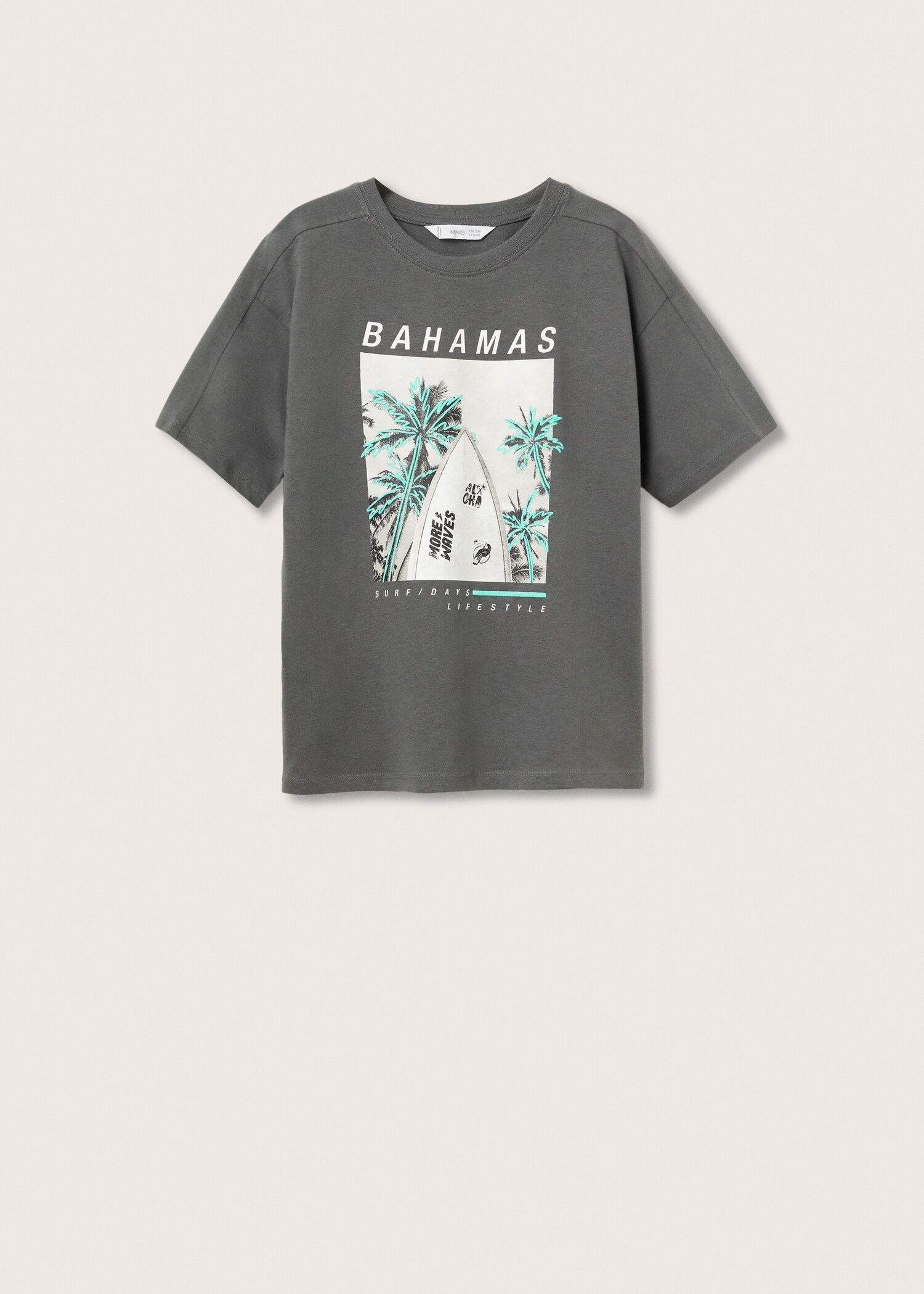Bedrucktes Baumwoll-T-Shirt - Artikel ohne Model