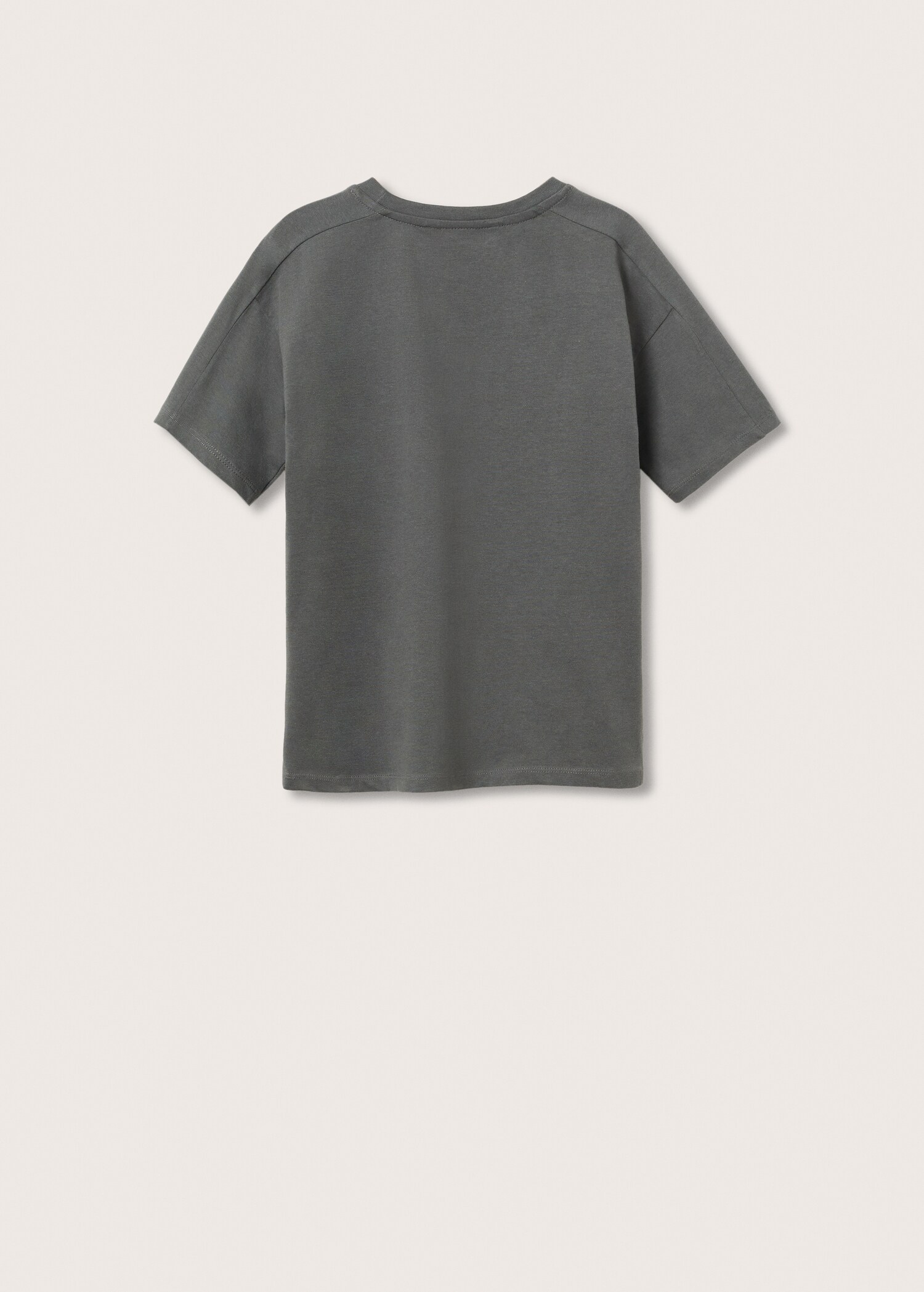 Bedrucktes Baumwoll-T-Shirt - Rückseite des Artikels