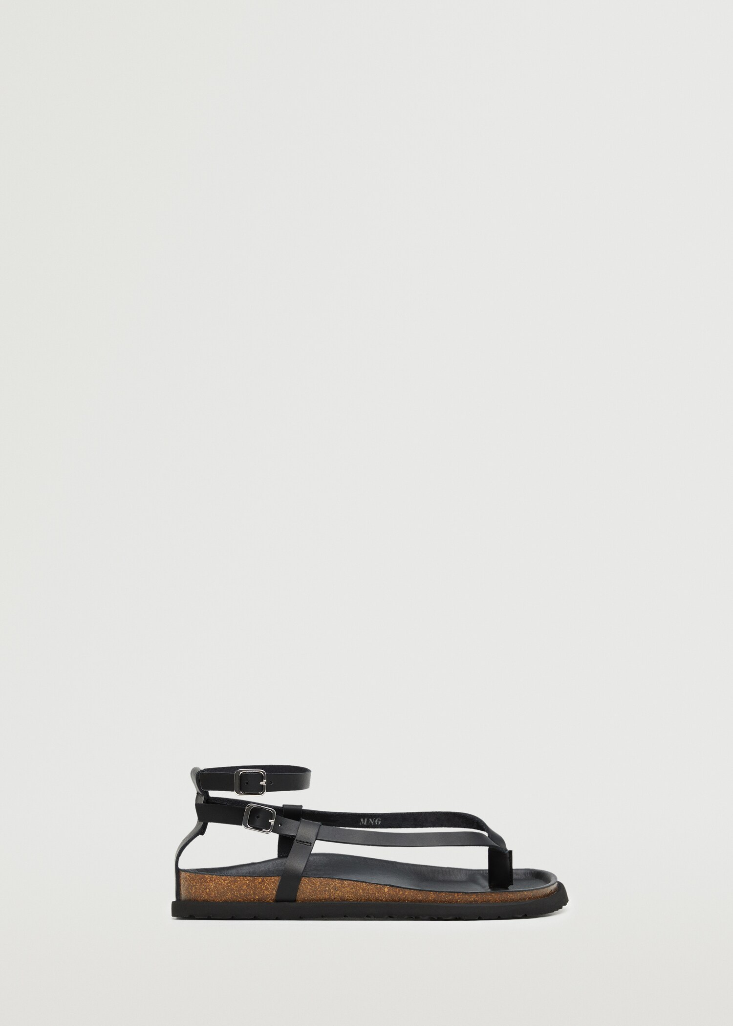 Leather straps sandals - Article without model