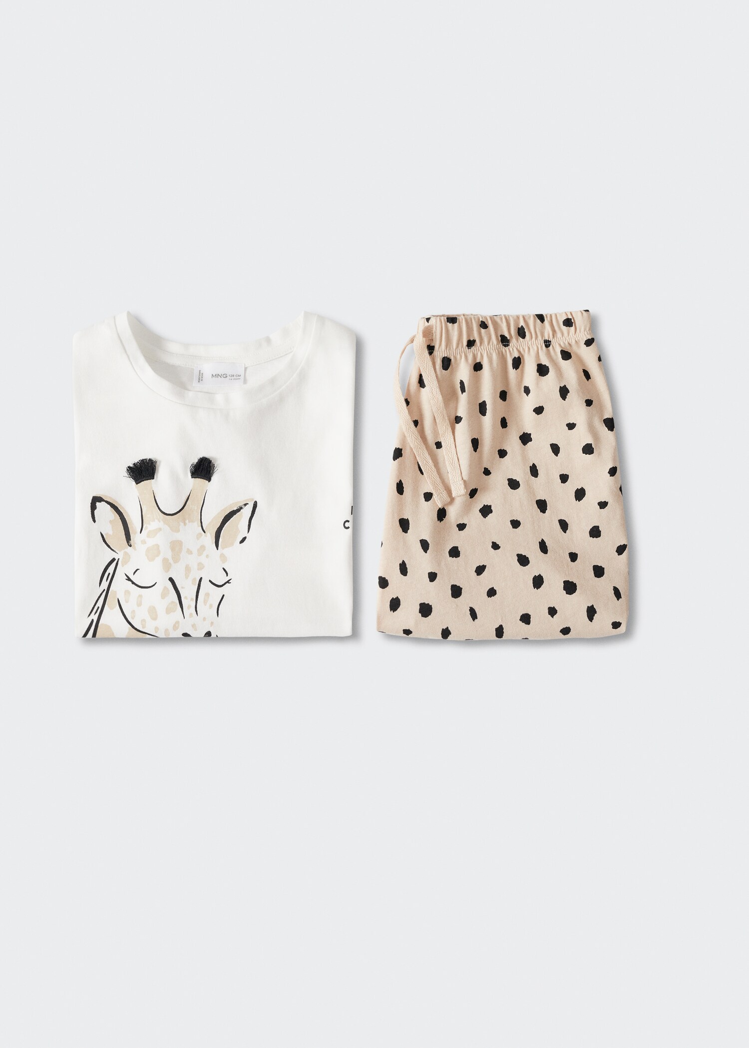 Pijama cotó estampat girafa - Article sense model