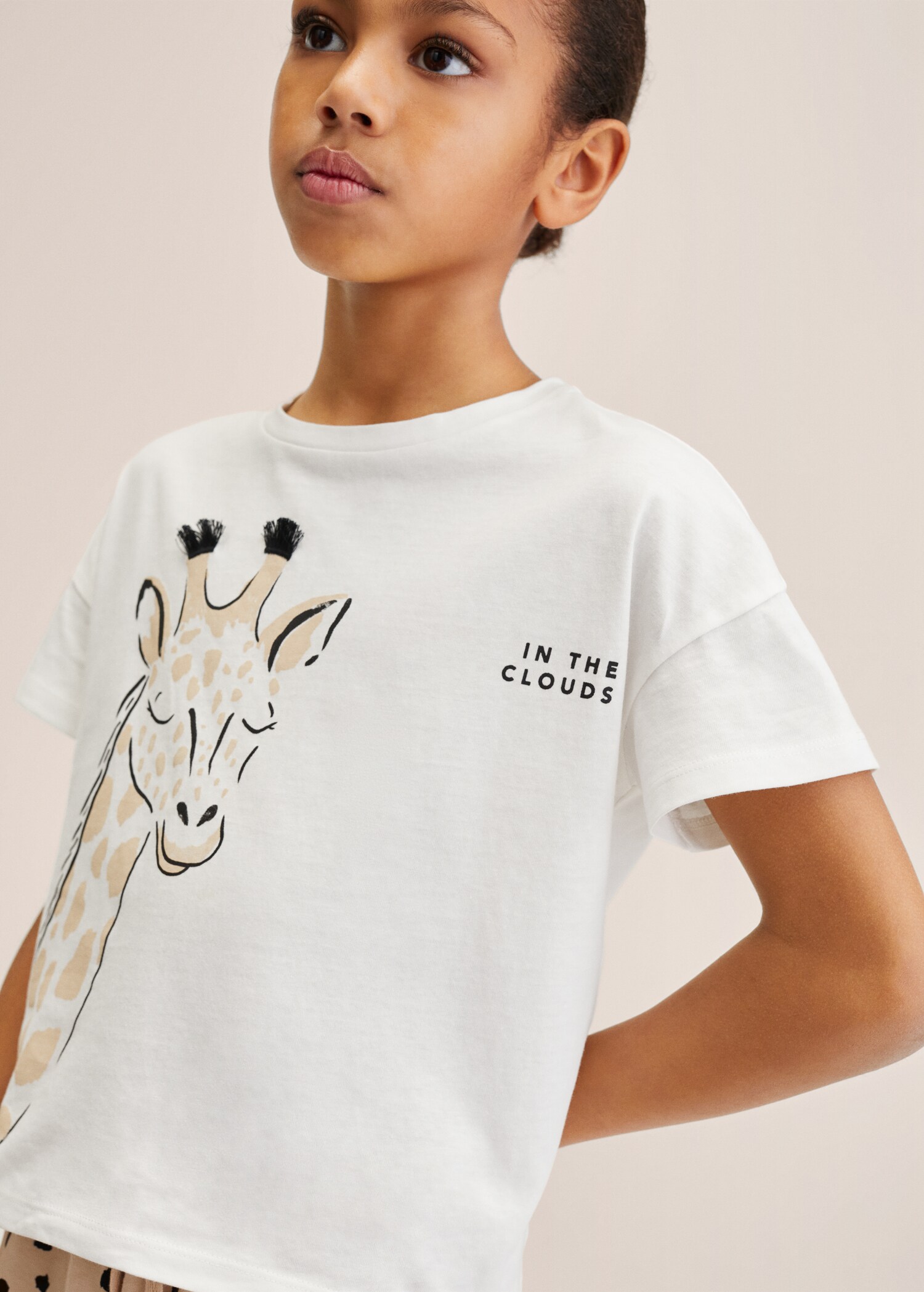 Pijama cotó estampat girafa - Detall de l'article 4