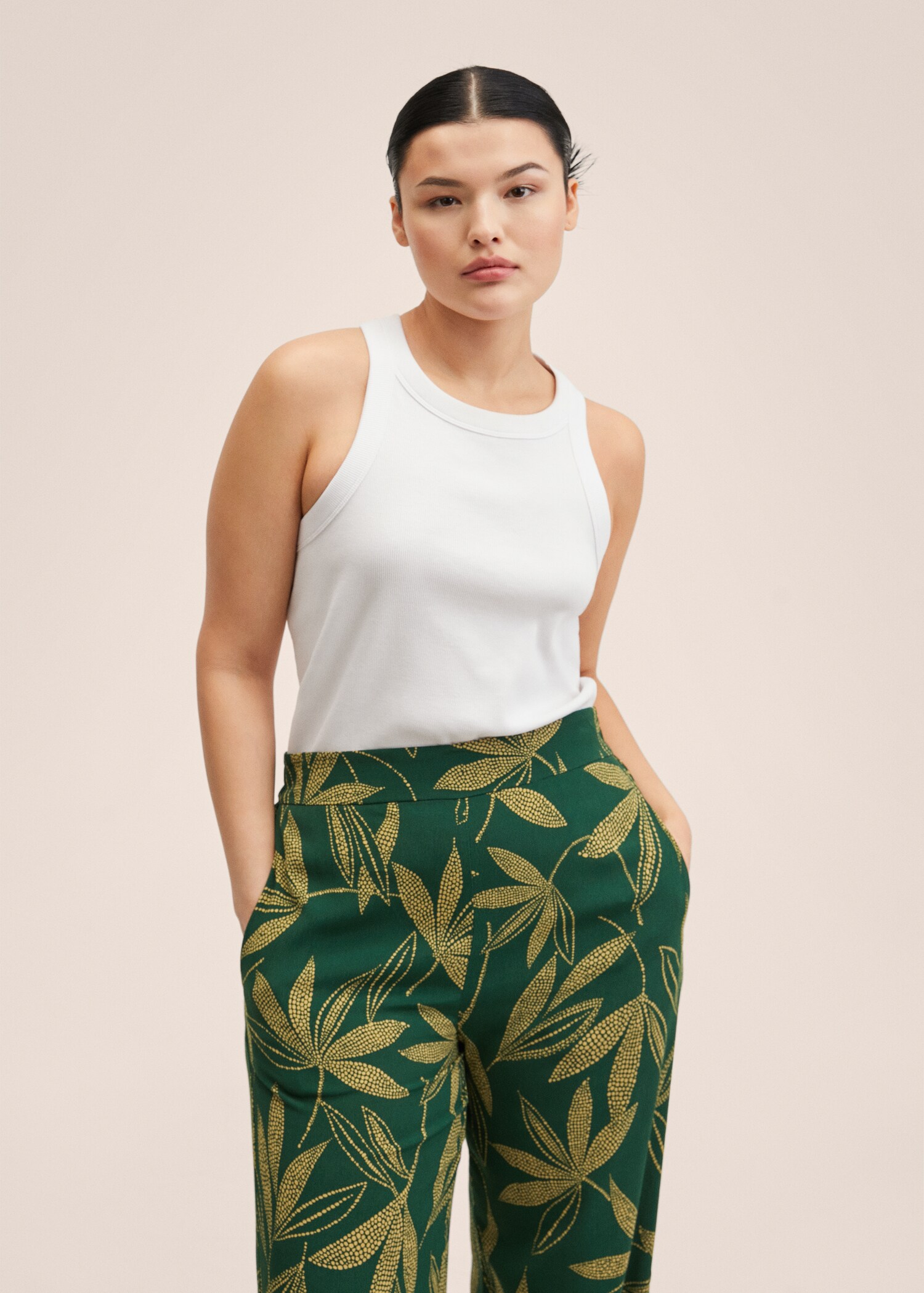 Printed palazzo pants - Details of the article 3