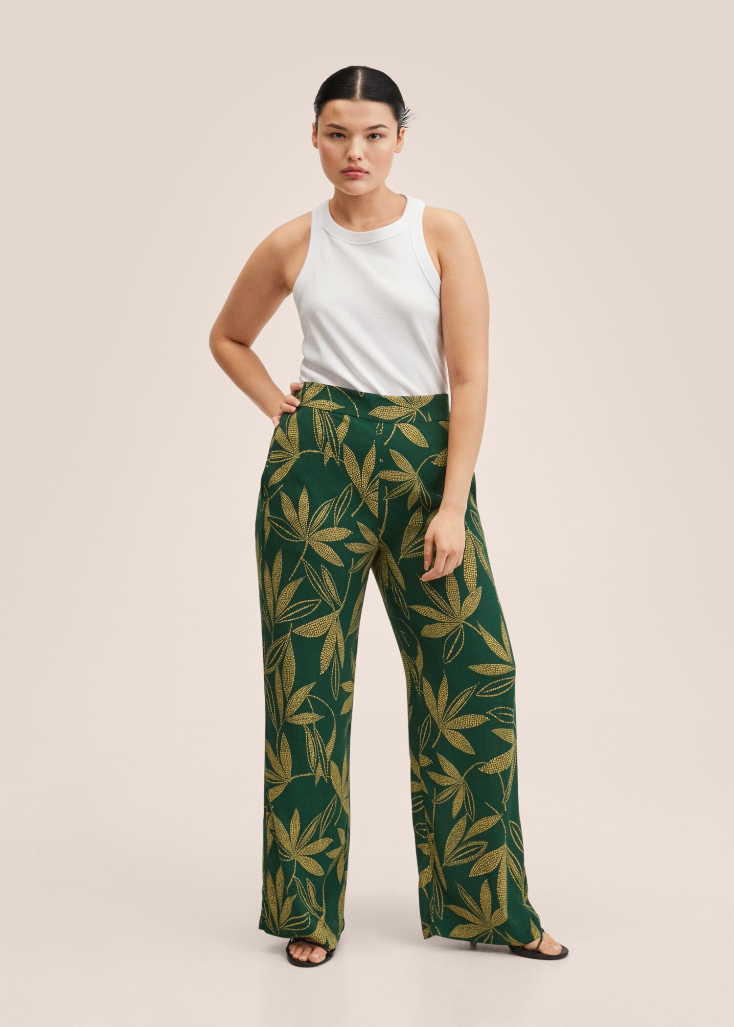 Printed palazzo pants - Details of the article 4