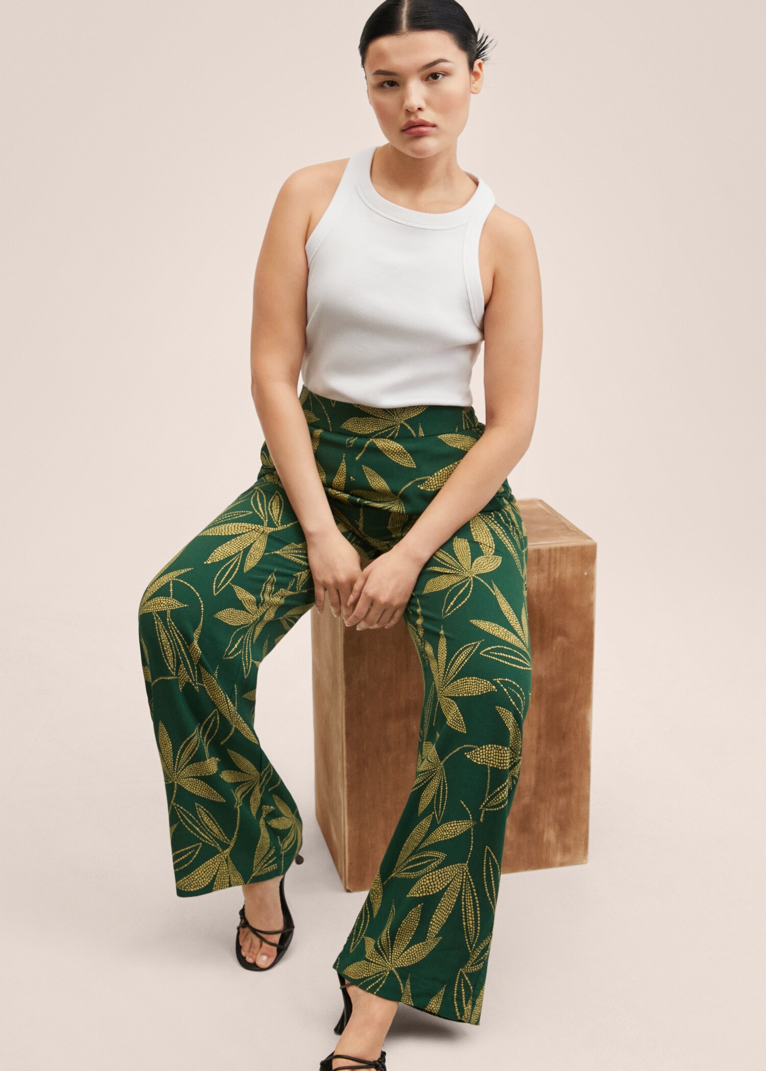 Printed palazzo pants - Details of the article 5