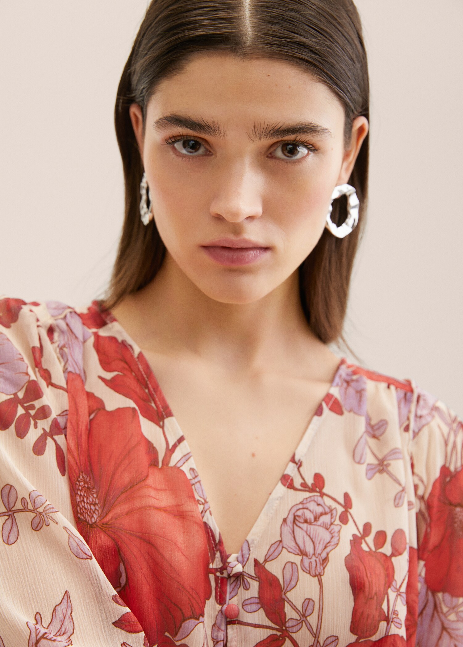 Brusa estampat floral - Detall de l'article 2