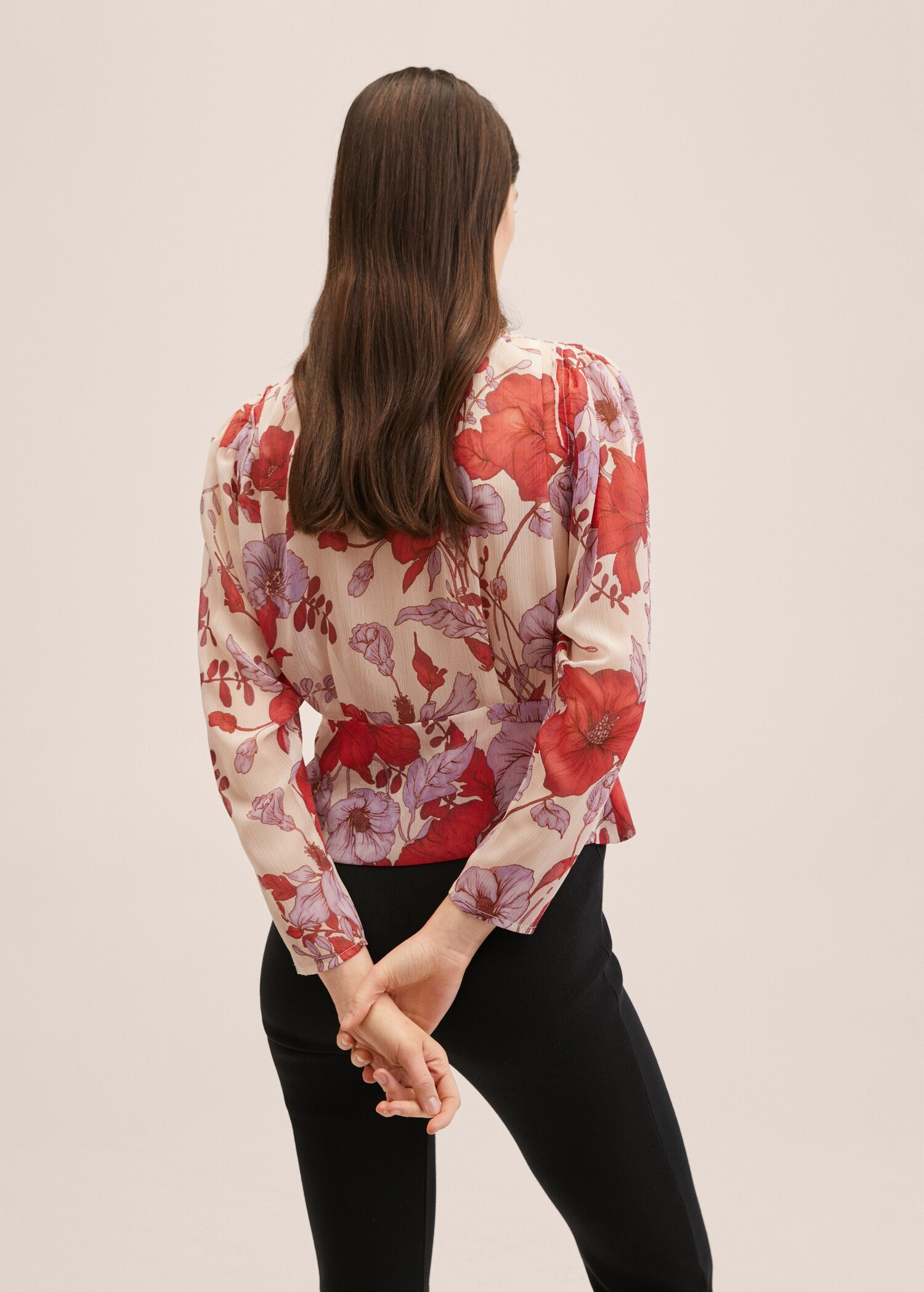 Brusa estampat floral - Revers de l'article