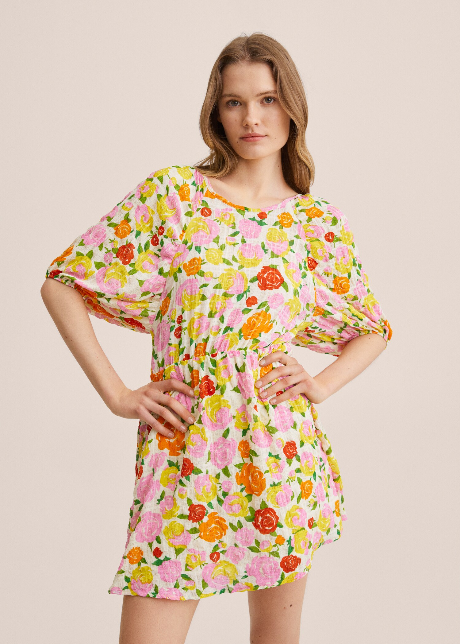 Floral print dress - Medium plane