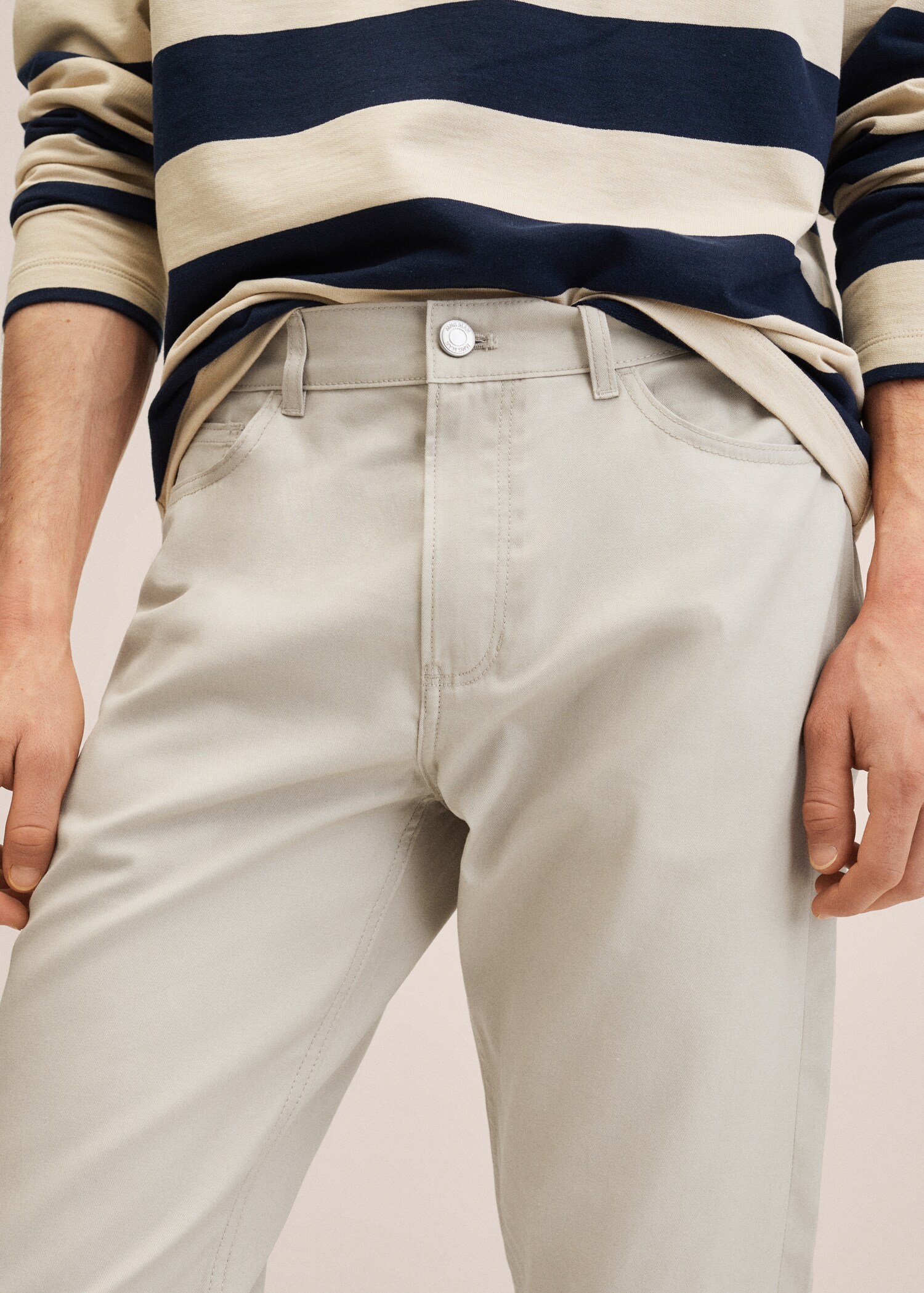 Pantalón tapered fit algodón - Detalle del artículo 1