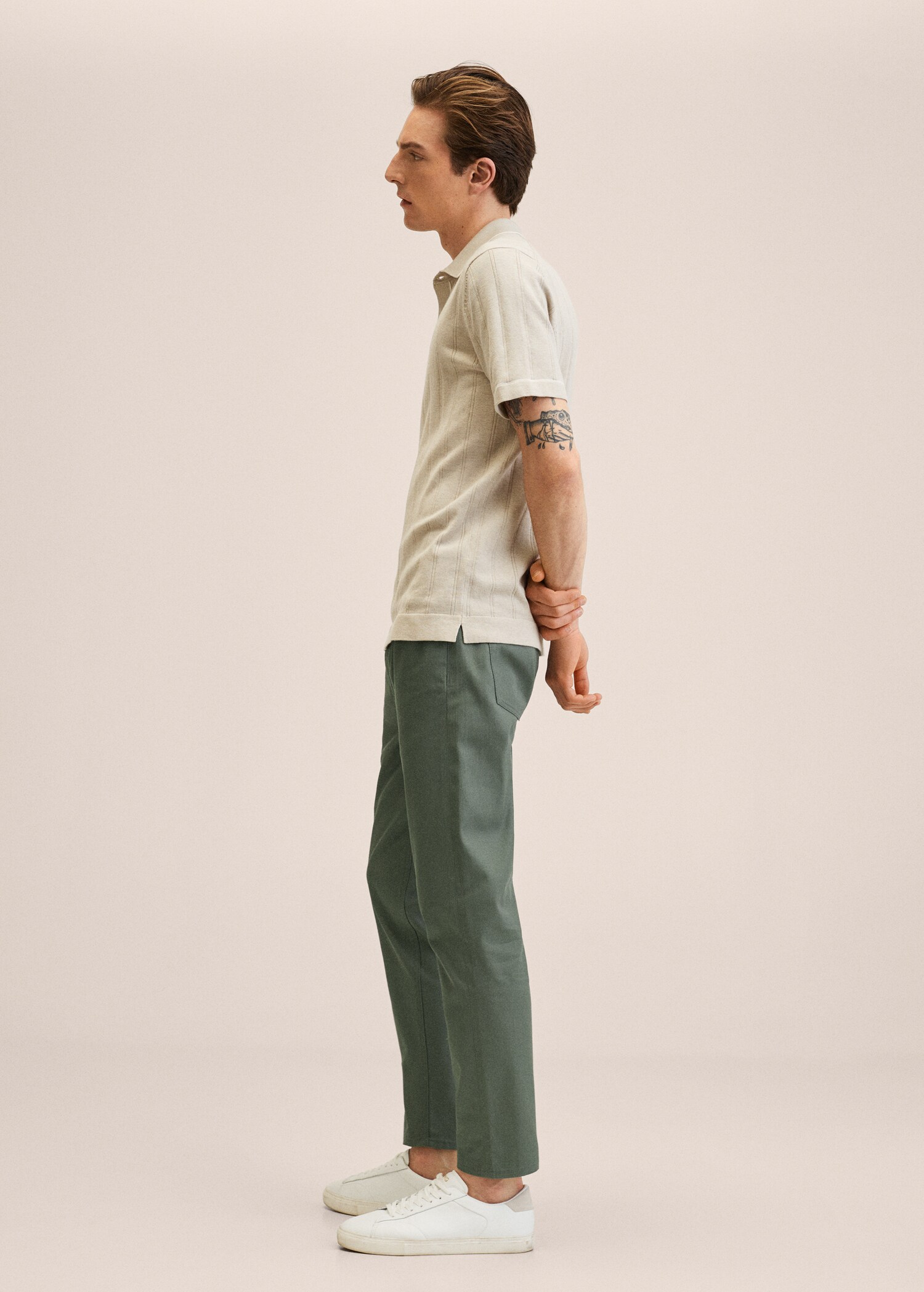 Pantalón tapered fit algodón - Detalle del artículo 2