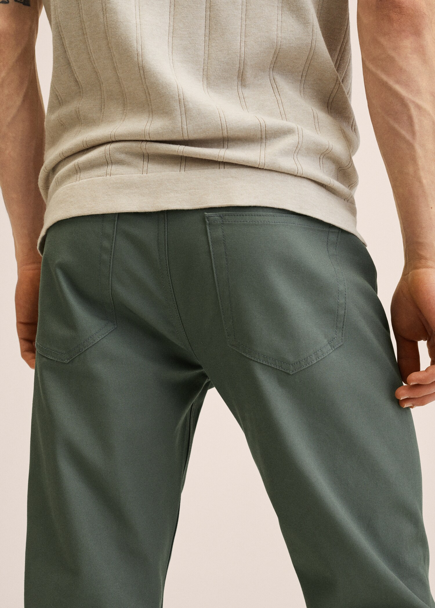 Pantalón tapered fit algodón - Detalle del artículo 3