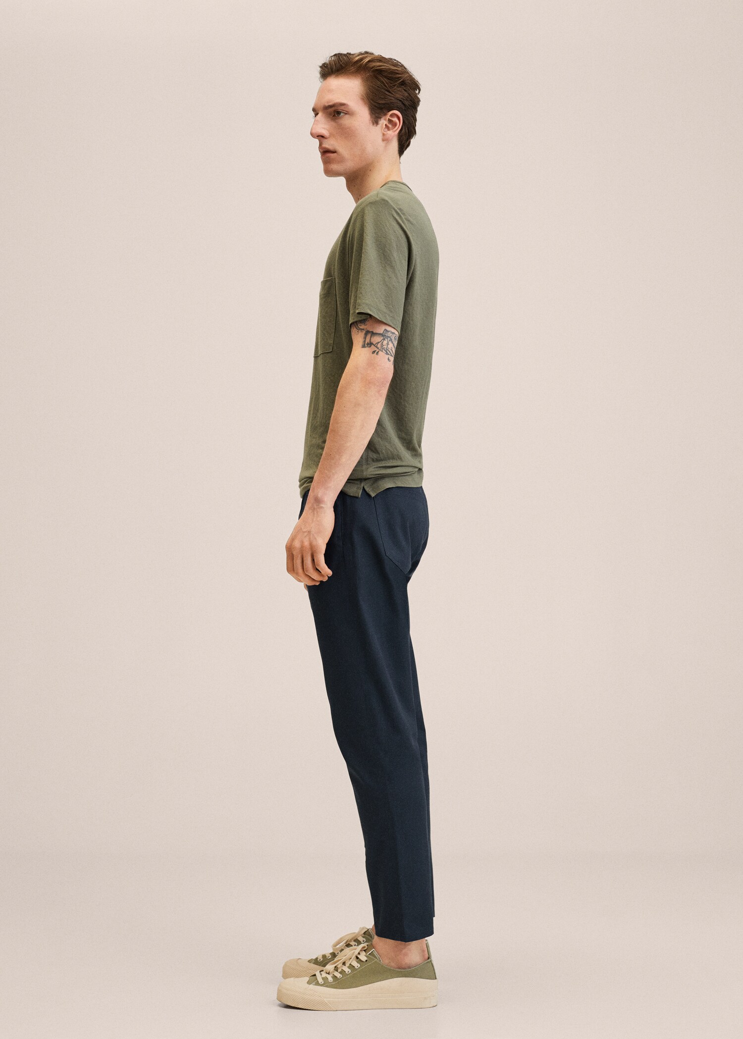 Pantalón tapered fit algodón - Detalle del artículo 2